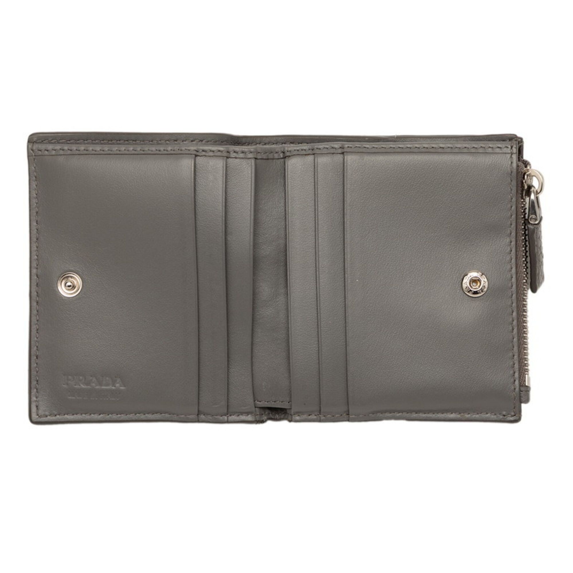 Leather Wallet (Bi-Fold) (Pre-Owned) - Prada - Modalova