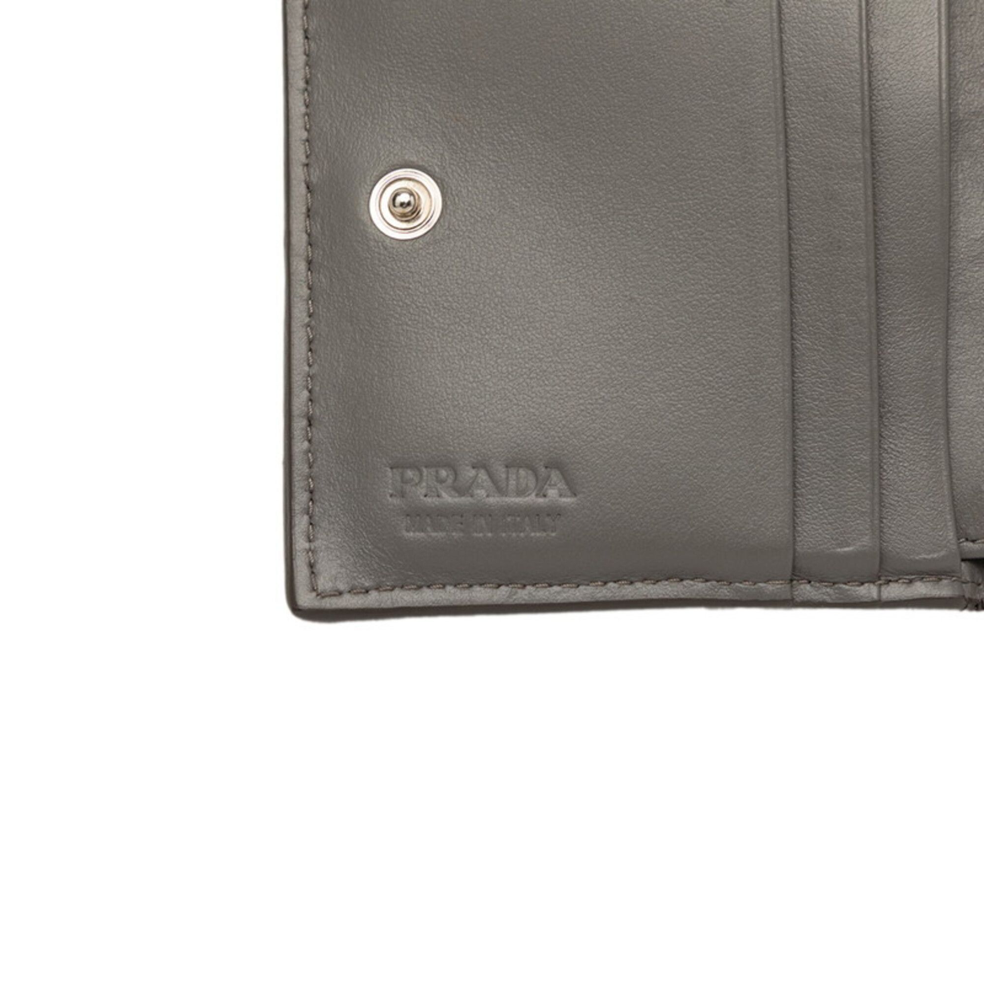 Leather Wallet (Bi-Fold) (Pre-Owned) - Prada - Modalova
