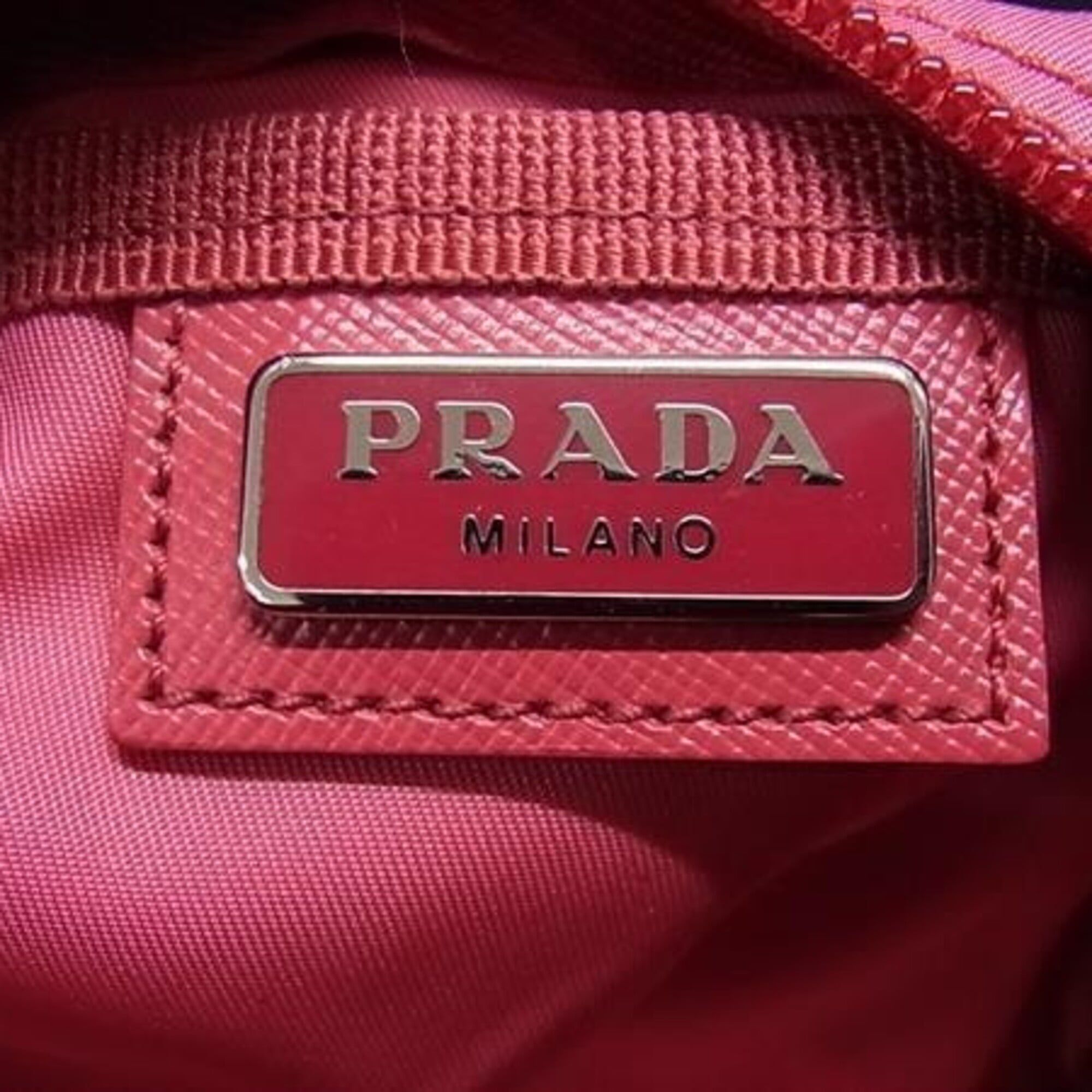 Tessuto Saffiano Triangle Pouch (Pre-Owned) - Prada - Modalova