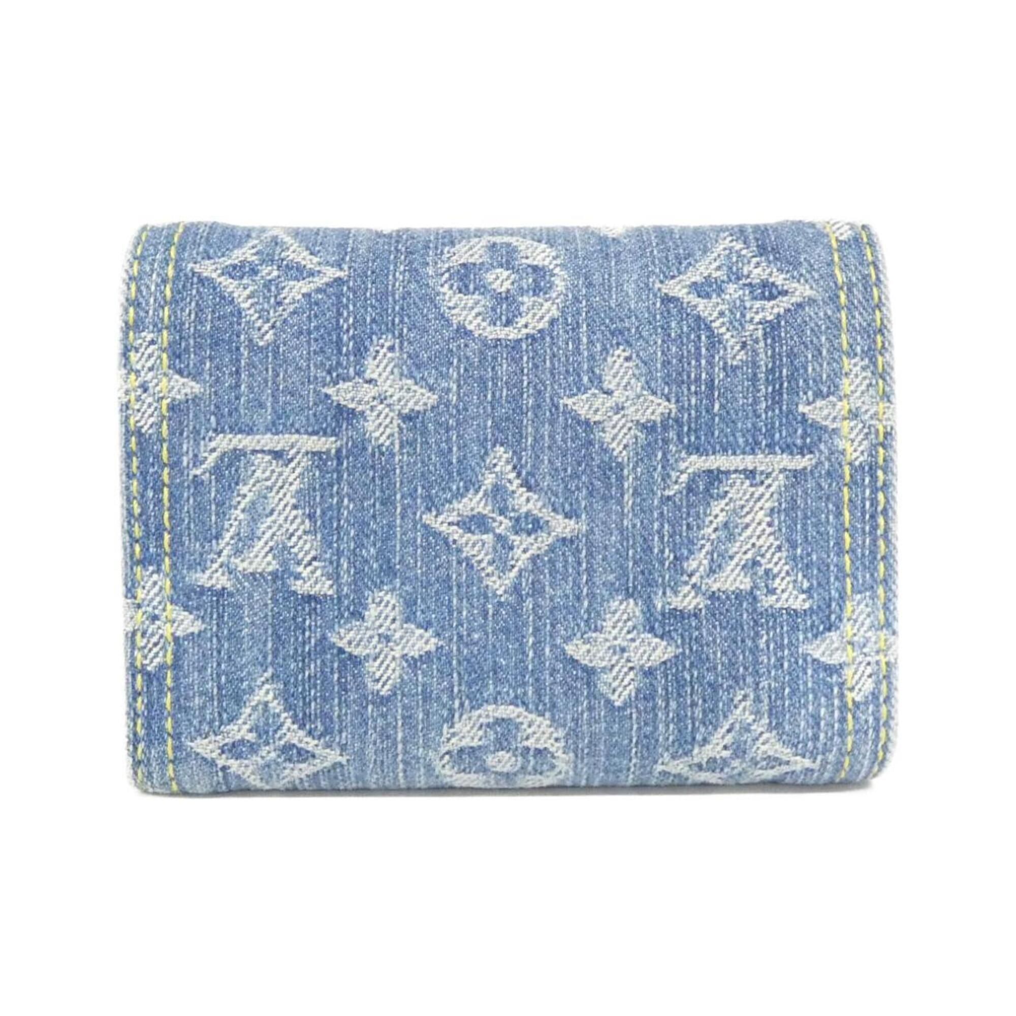 Denim Wallet (Tri-Fold) (Pre-Owned) - Louis Vuitton - Modalova