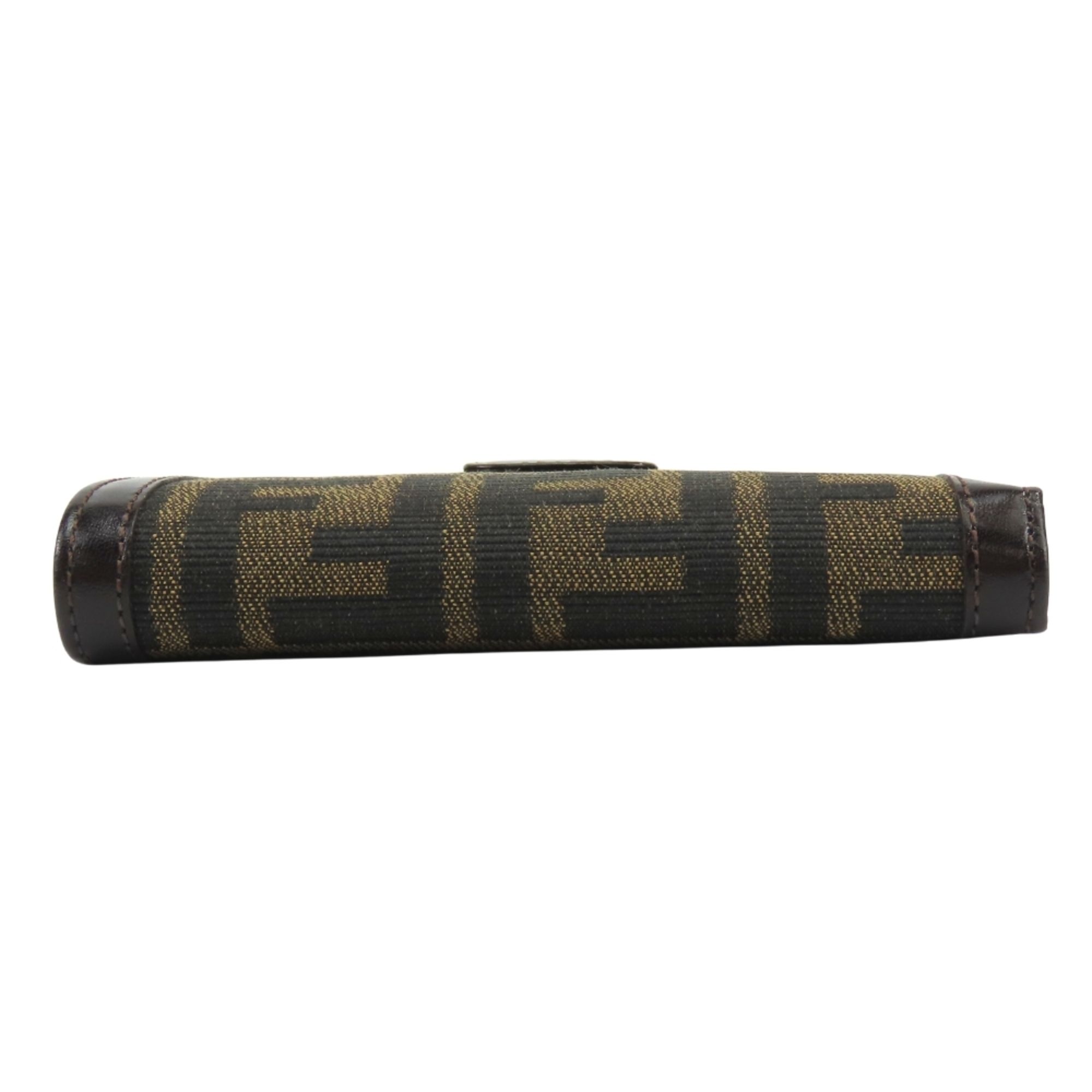 Zucca Canvas Leather Wallet (Bi-Fold) (Pre-Owned) - Fendi - Modalova