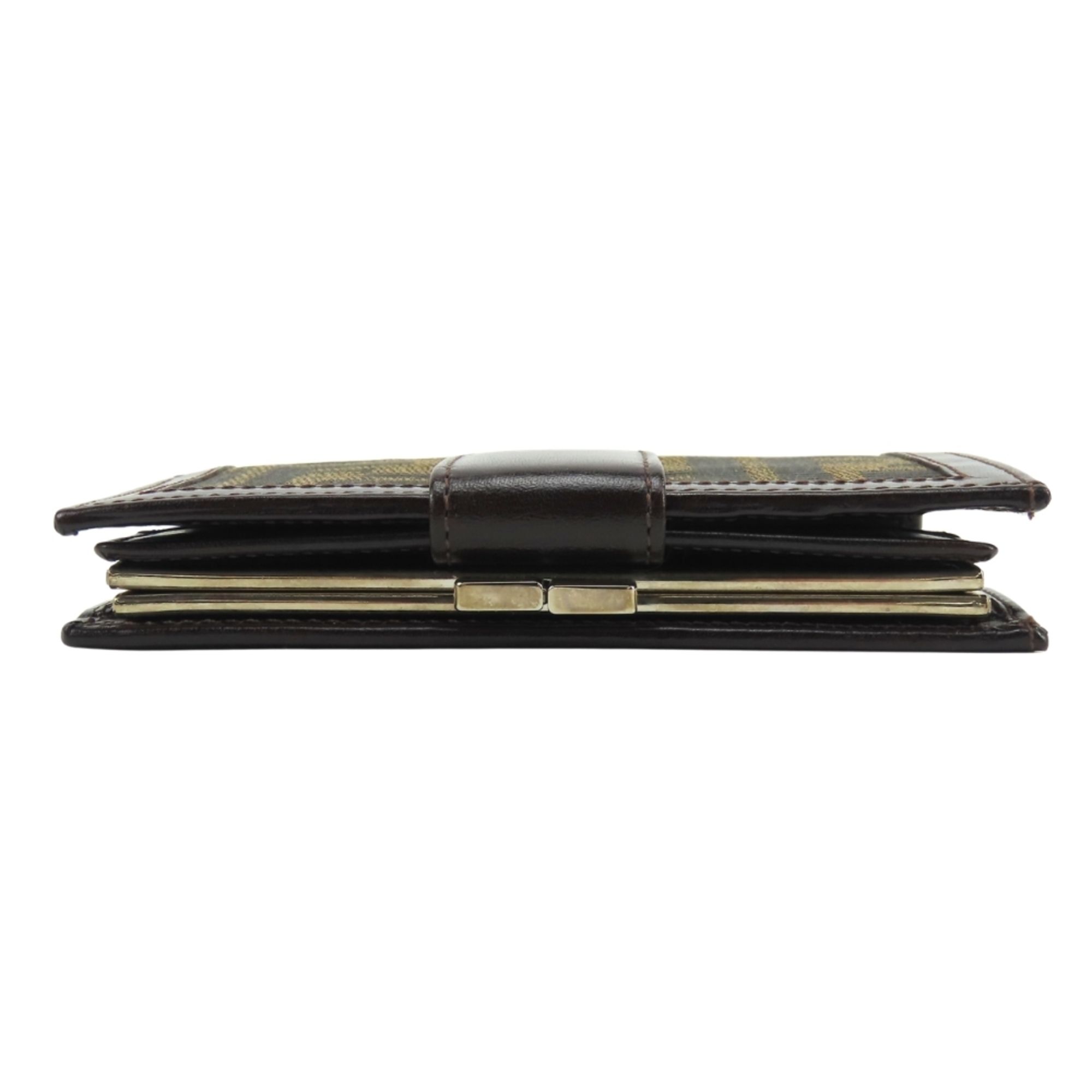 Zucca Canvas Leather Wallet (Bi-Fold) (Pre-Owned) - Fendi - Modalova