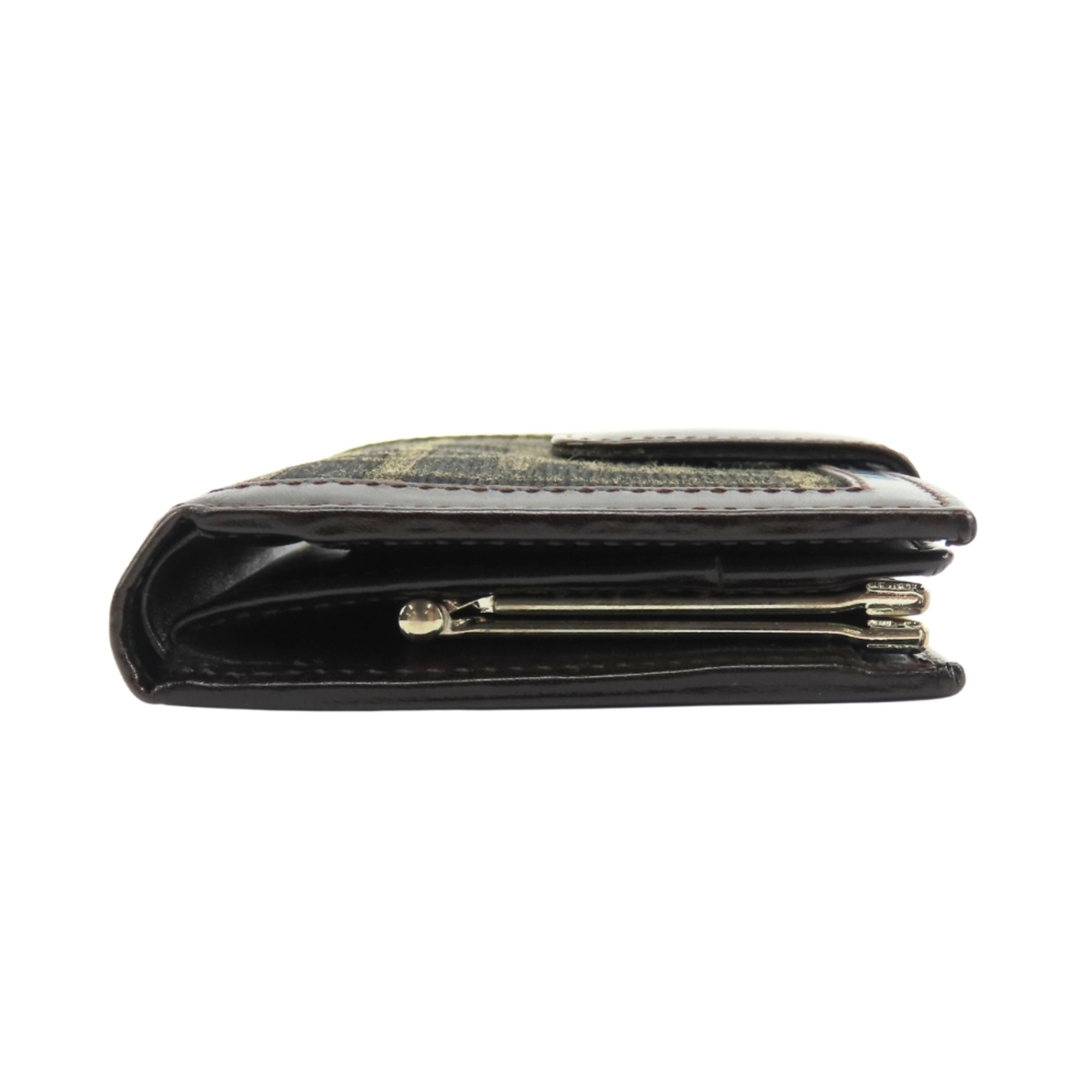 Zucca Canvas Leather Wallet (Bi-Fold) (Pre-Owned) - Fendi - Modalova
