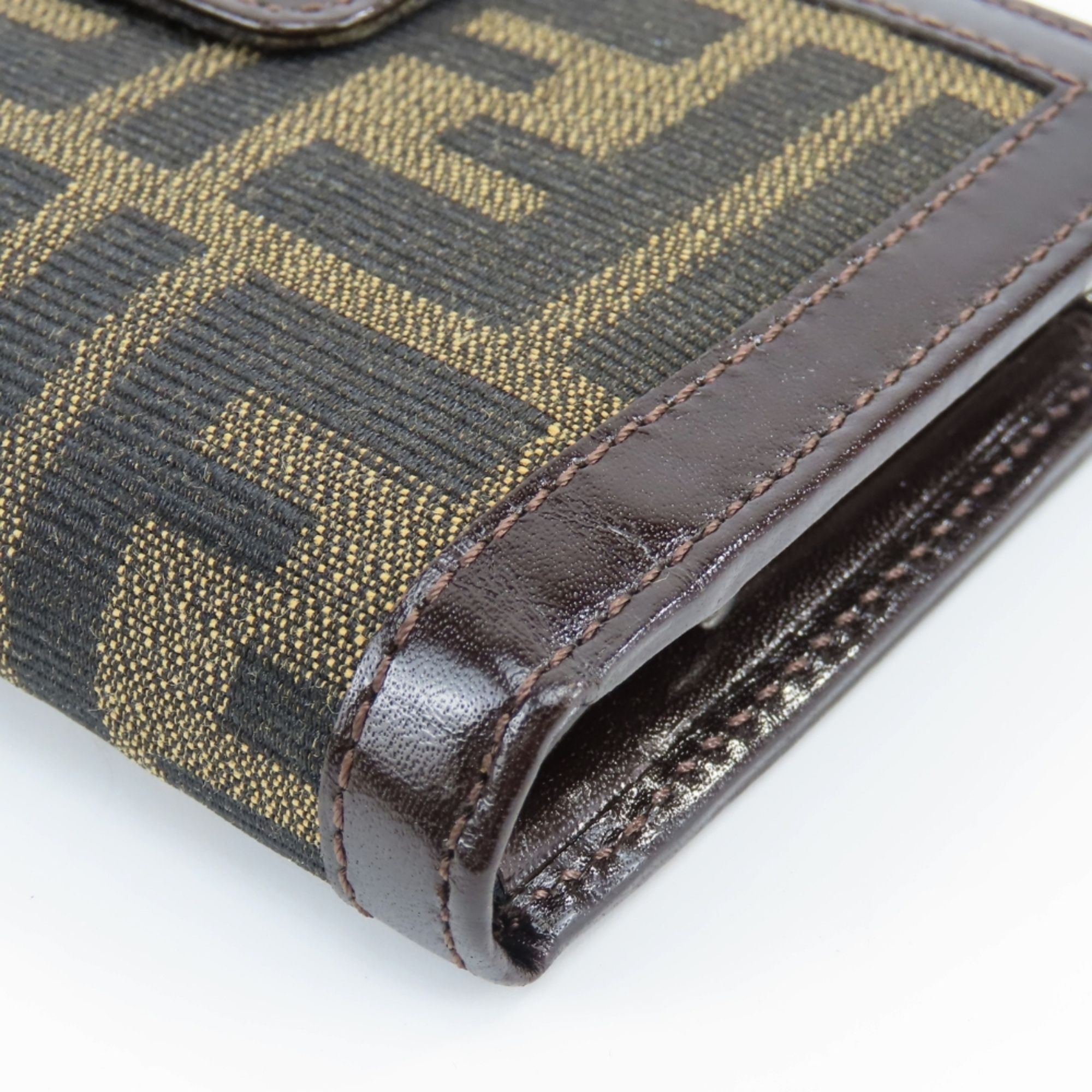 Zucca Canvas Leather Wallet (Bi-Fold) (Pre-Owned) - Fendi - Modalova