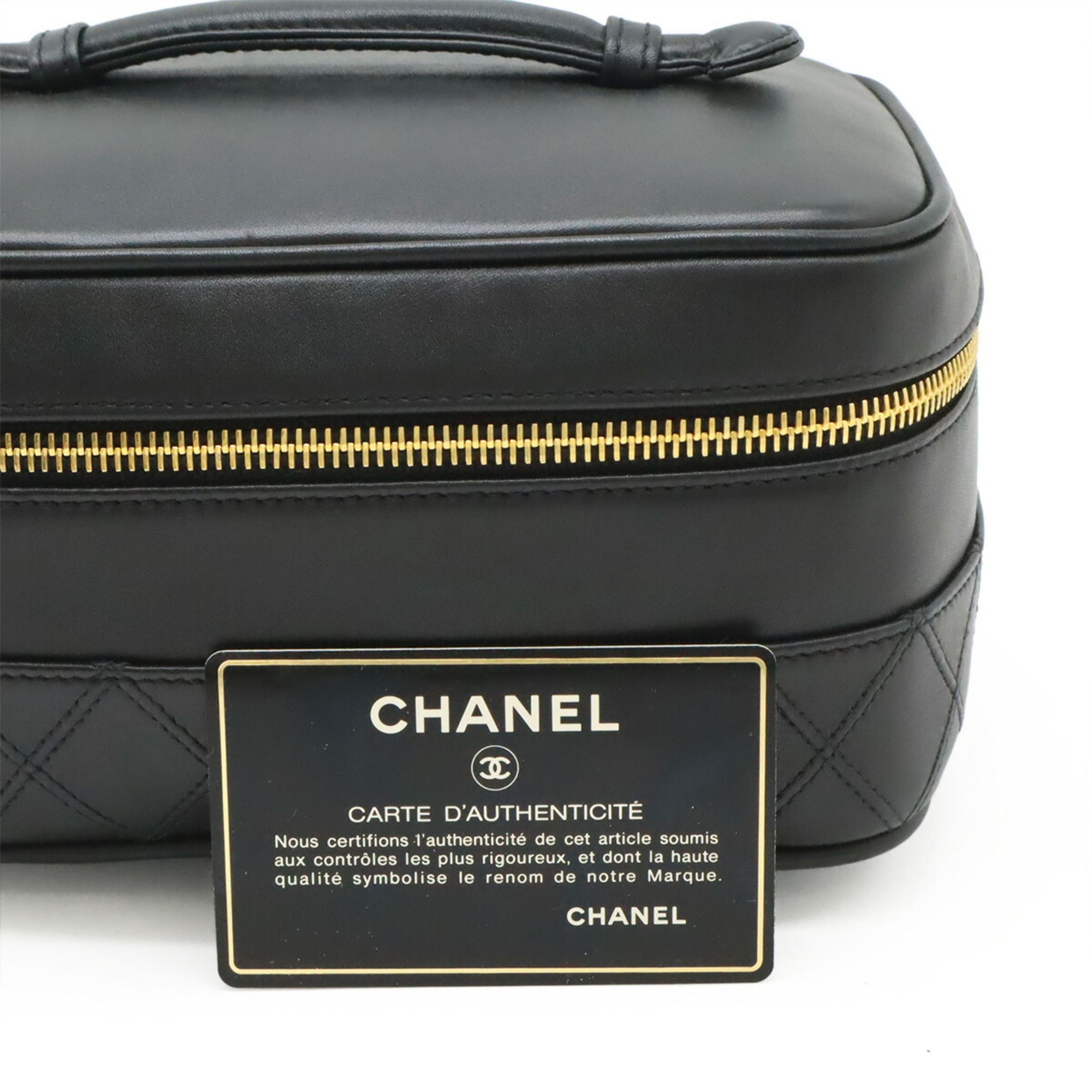 Leather Handbag Pouch Vanity Bag (Pre-Owned) - Chanel - Modalova