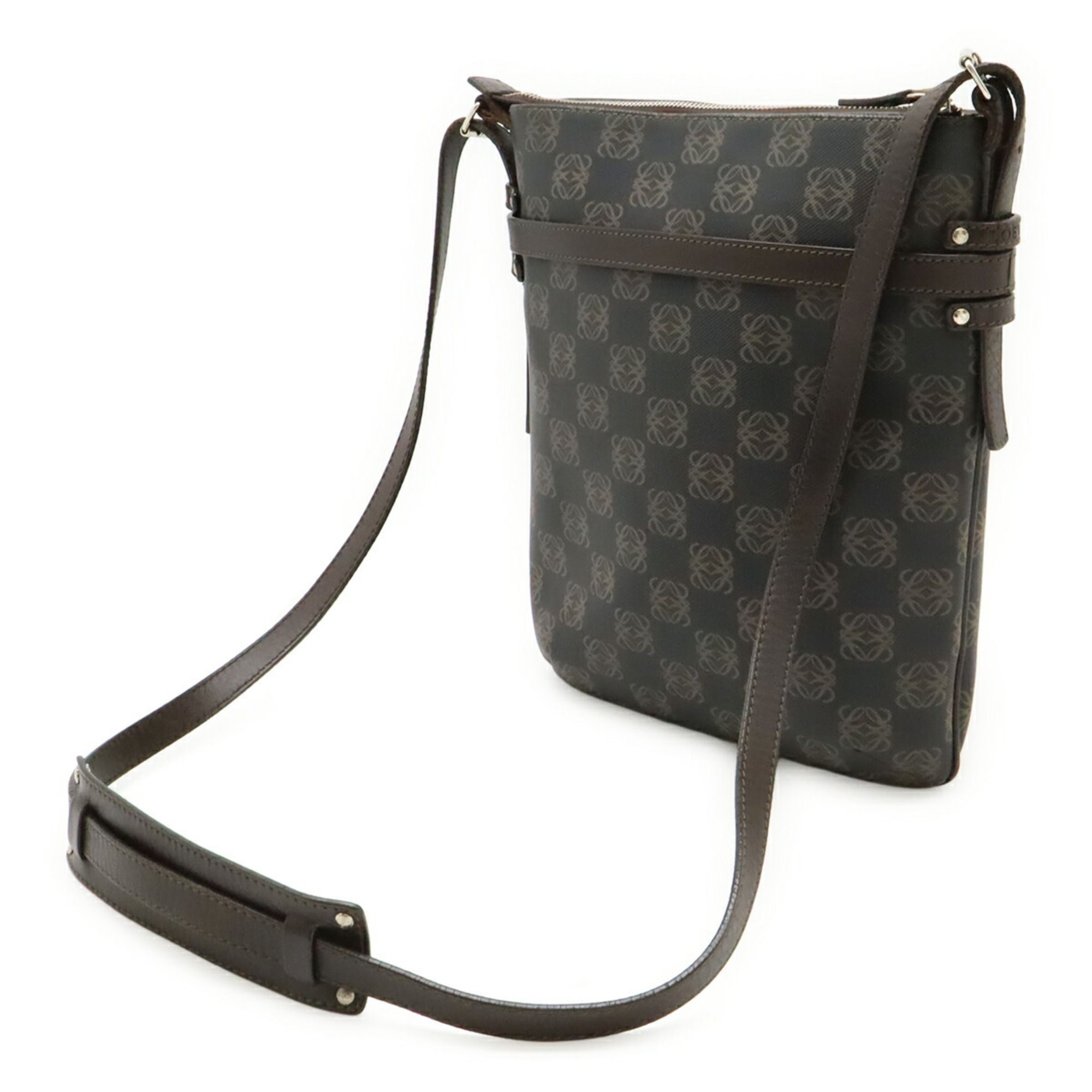 Coated Canvas Leather Shoulder Bag (Pre-Owned) - Loewe - Modalova