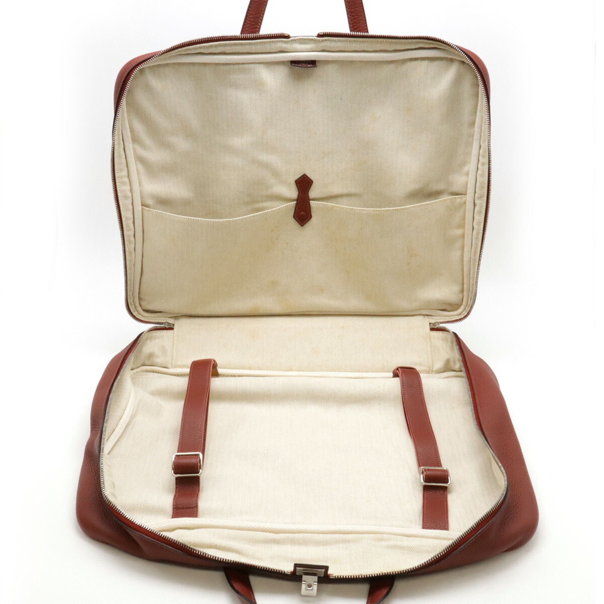 Taurillon Clemence Leather Boston Bag (Pre-Owned) - Hermes - Modalova