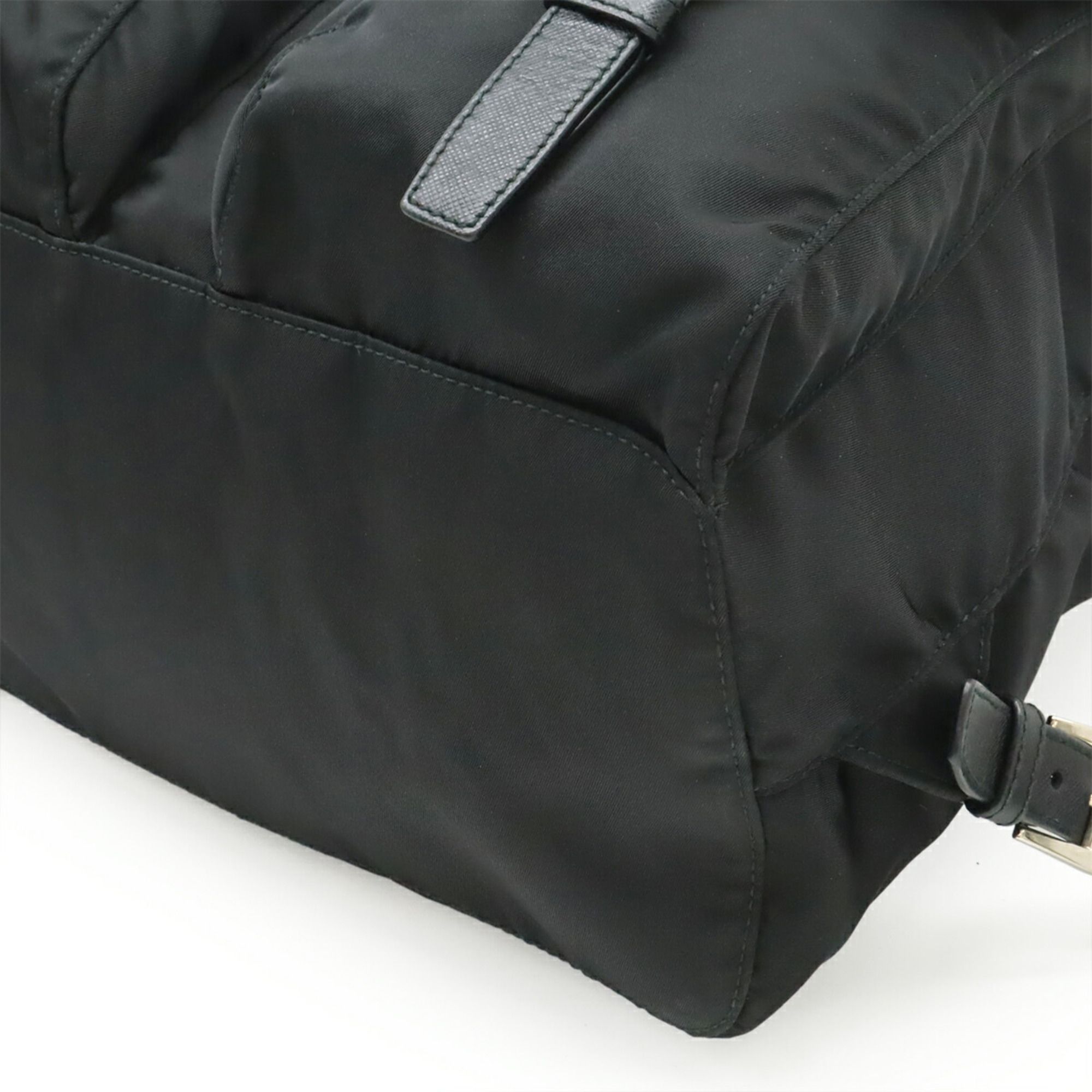 Nylon Leather Backpack (Pre-Owned) - Prada - Modalova