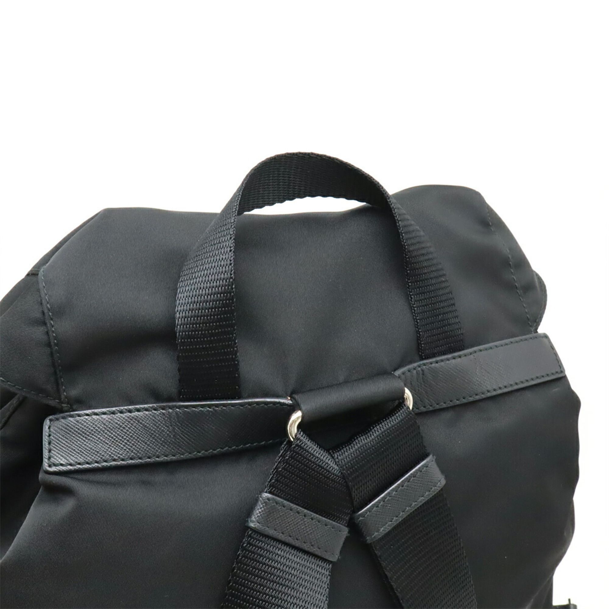 Nylon Leather Backpack (Pre-Owned) - Prada - Modalova