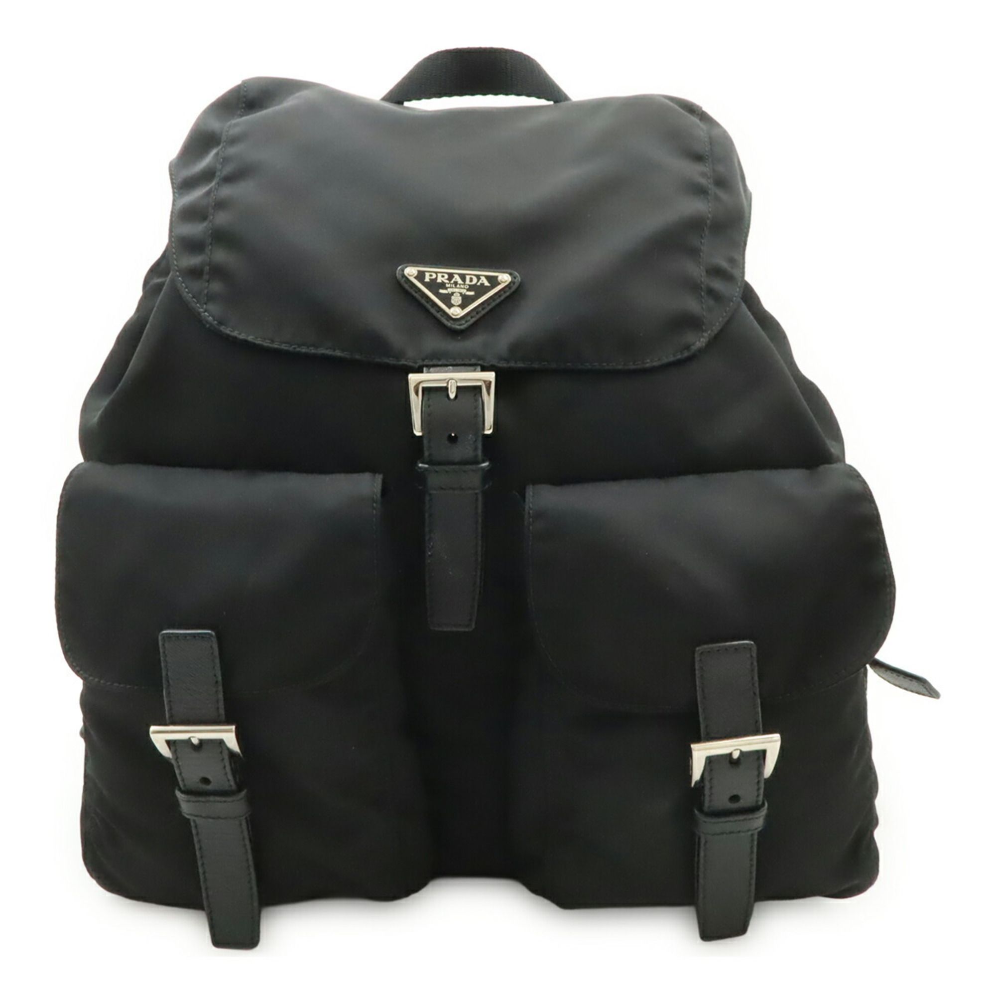 Nylon Leather Backpack (Pre-Owned) - Prada - Modalova