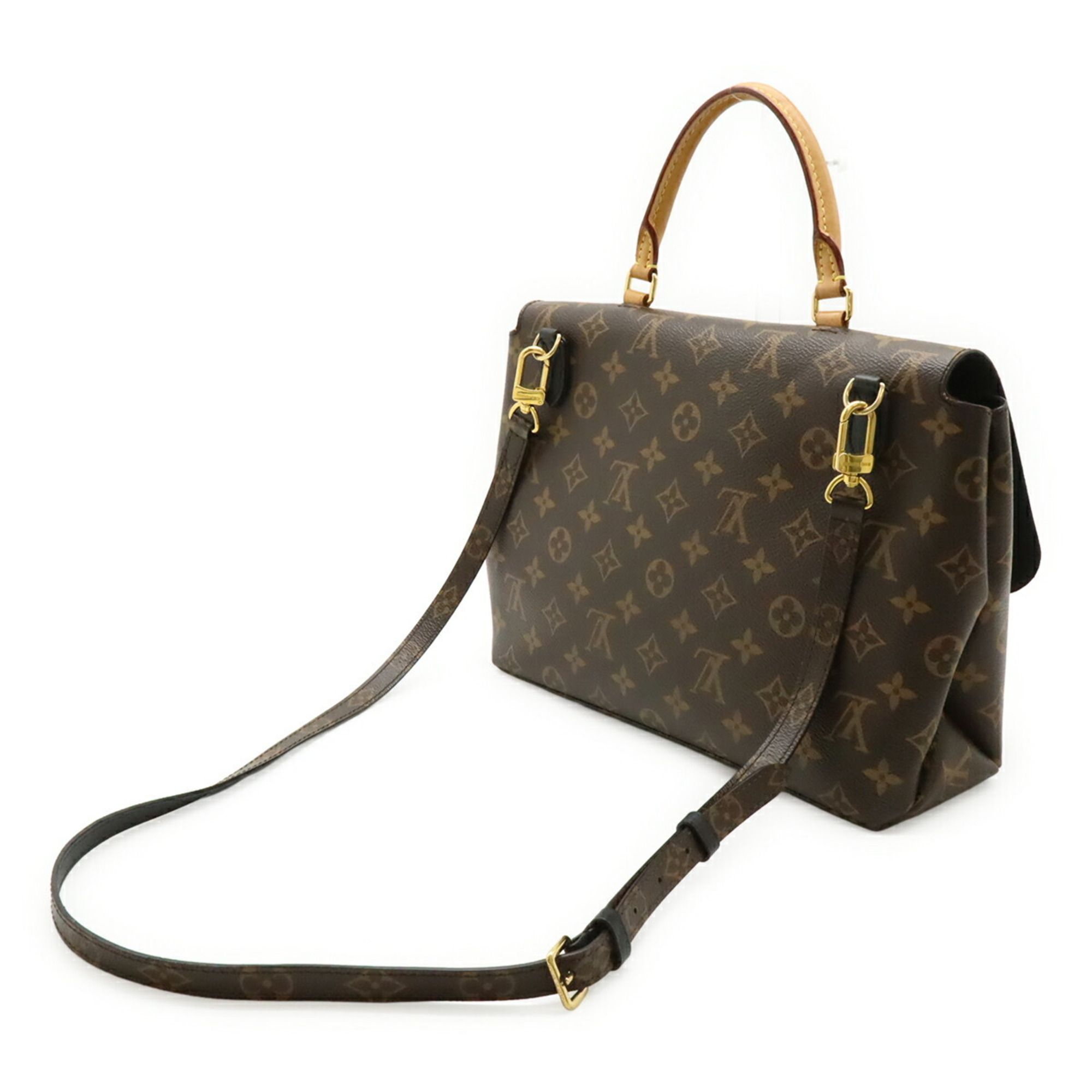 Monogram Monogram Leather Handbag Shoulder Bag (Pre-Owned) - Louis Vuitton - Modalova