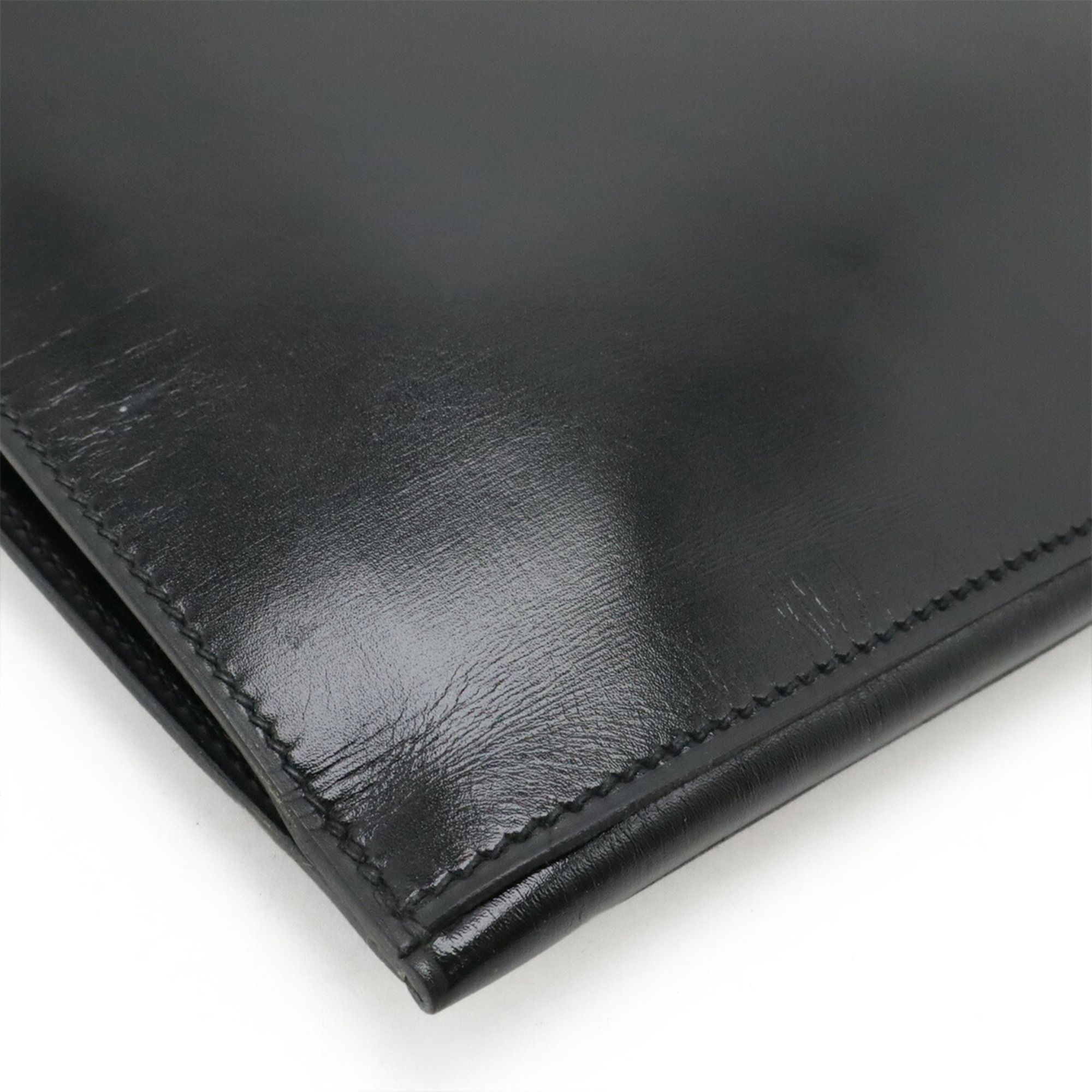 Box Calf Leather Clutch Bag Handbag (Pre-Owned) - Hermes - Modalova