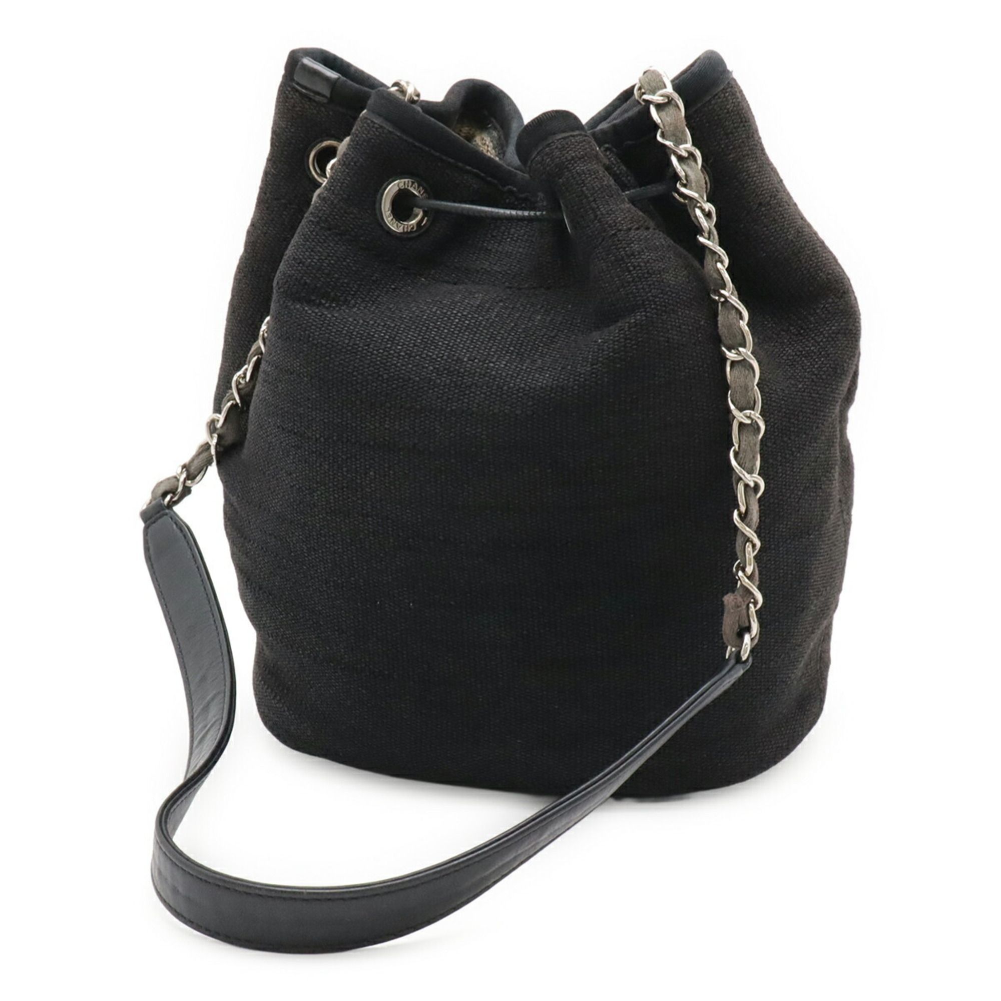 Canvas Leather Shoulder Bag (Pre-Owned) - Chanel - Modalova