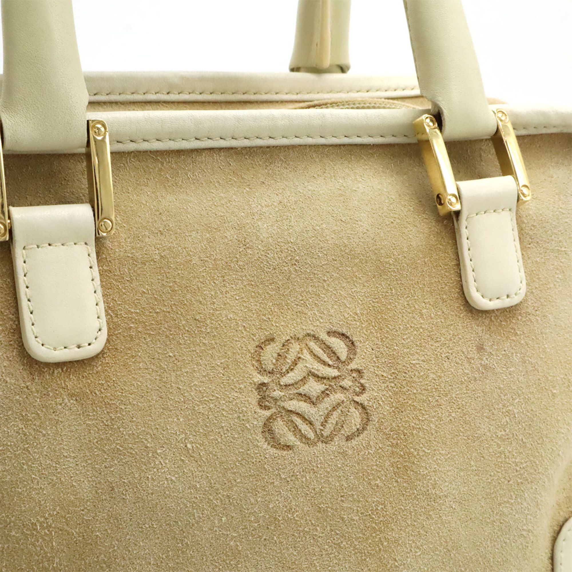 Amazona Suede Leather Handbag (Pre-Owned) - Loewe - Modalova