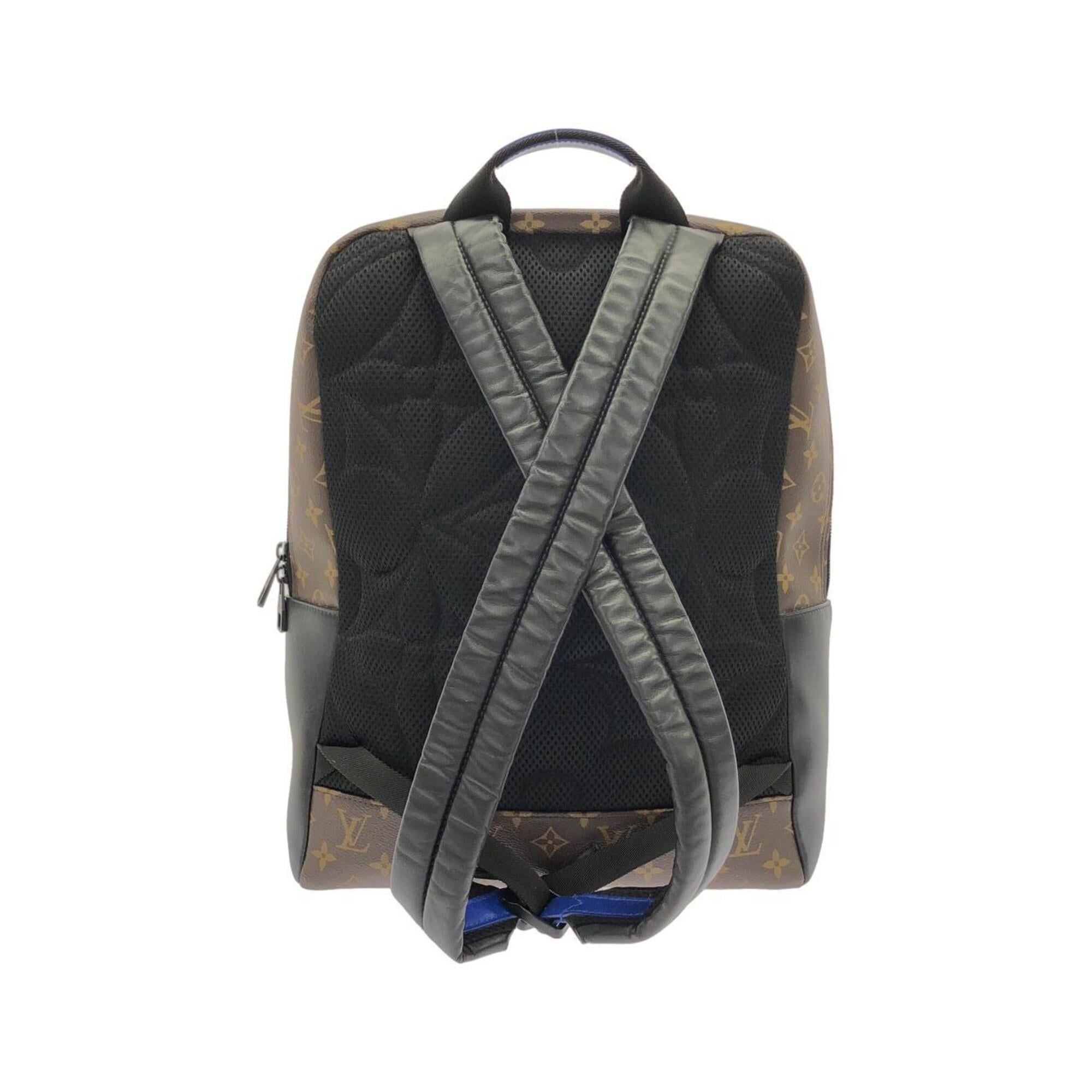 Monogram Macassar Coated Canvas Leather Backpack (Pre-Owned) - Louis Vuitton - Modalova