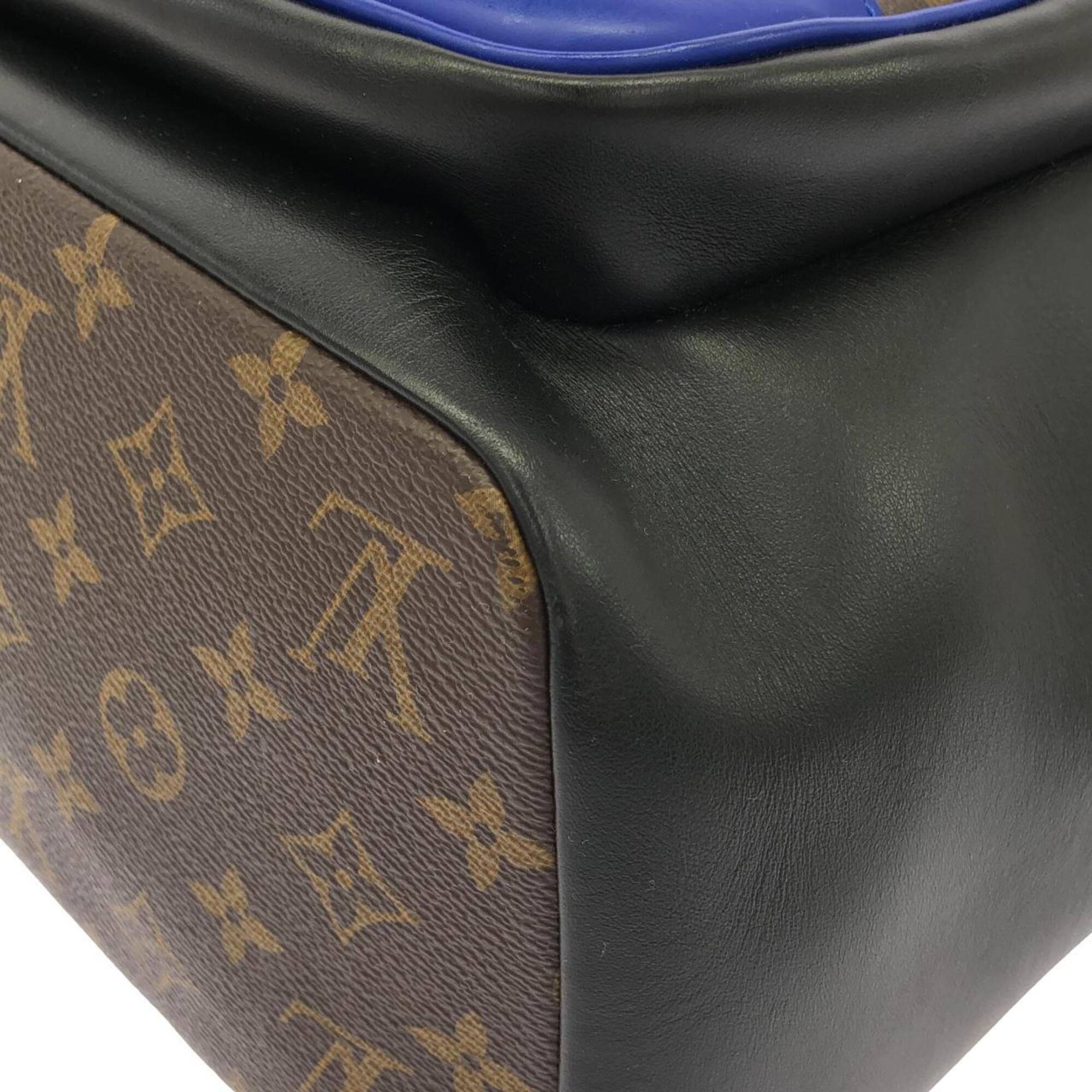 Monogram Macassar Coated Canvas Leather Backpack (Pre-Owned) - Louis Vuitton - Modalova