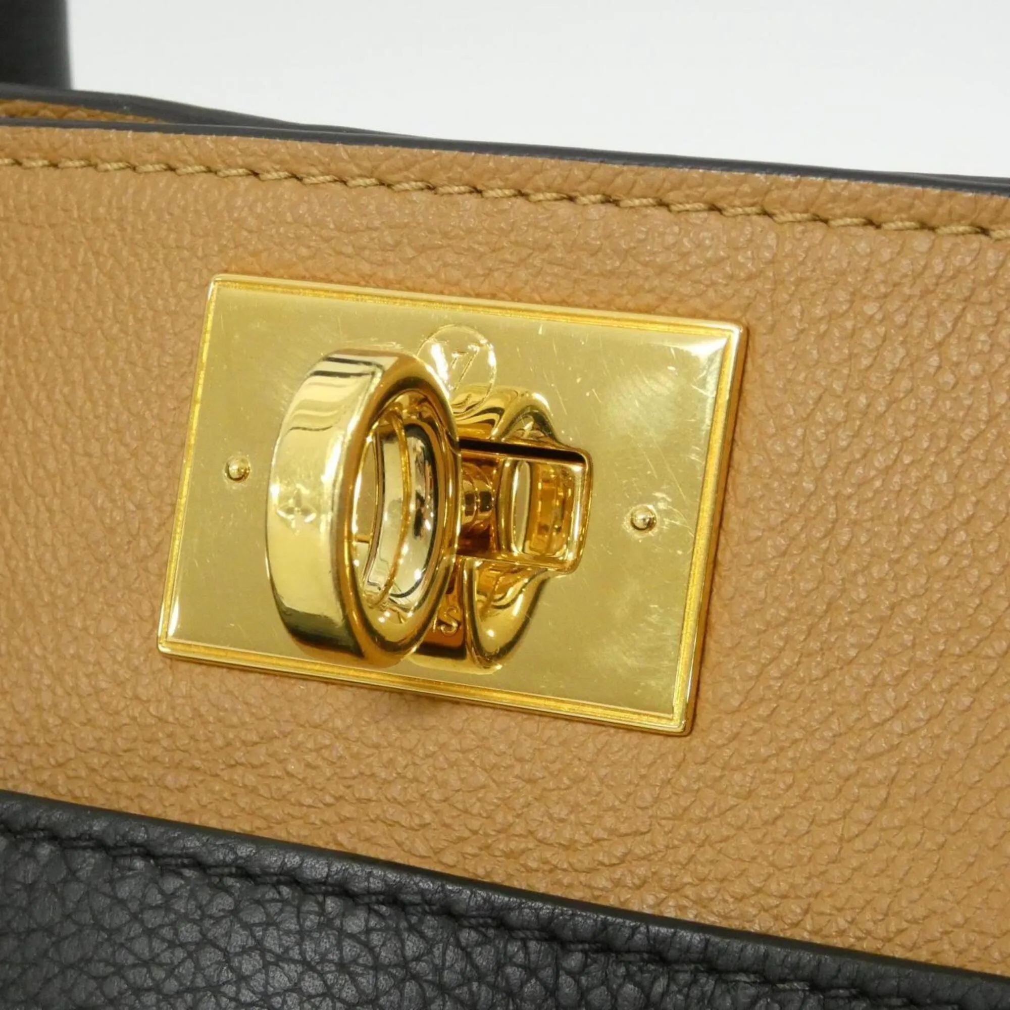 Monogram Leather Coated Canvas Handbag (Pre-Owned) - Louis Vuitton - Modalova