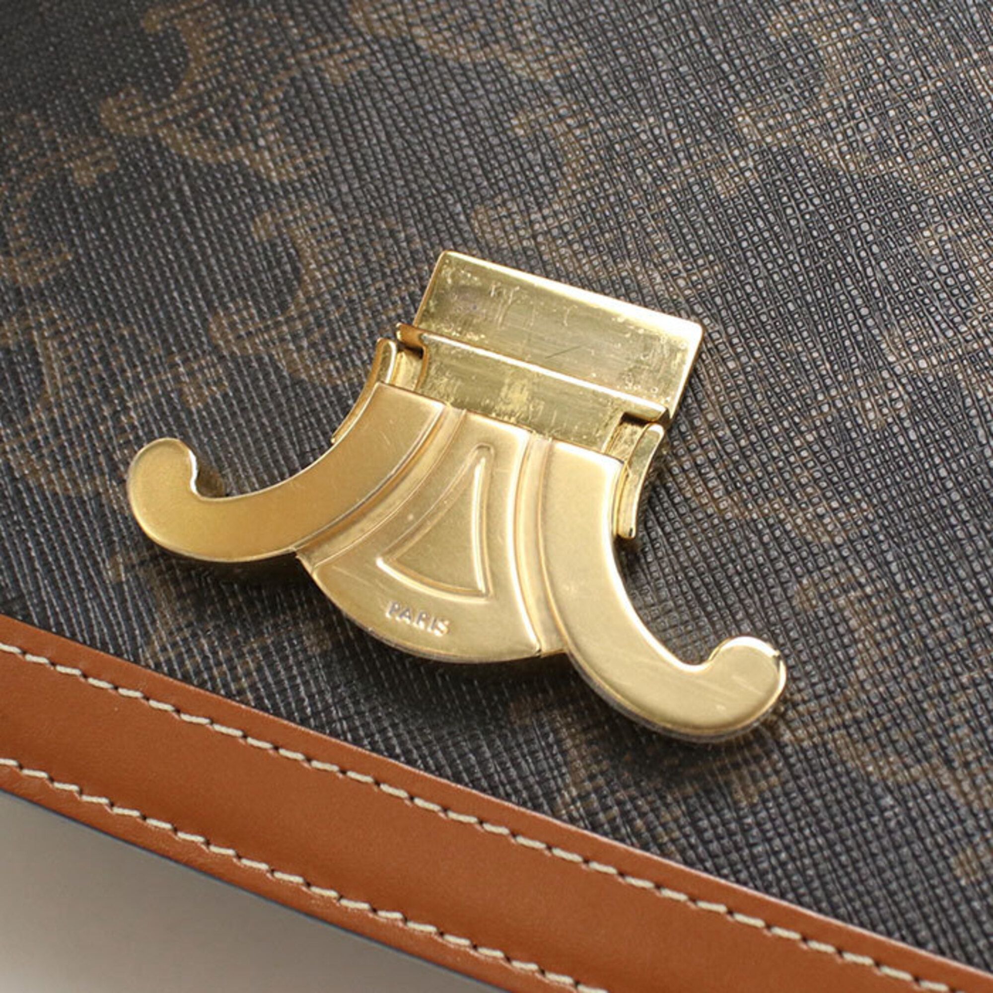 Canvas Leather Shoulder Bag (Pre-Owned) - Celine - Modalova