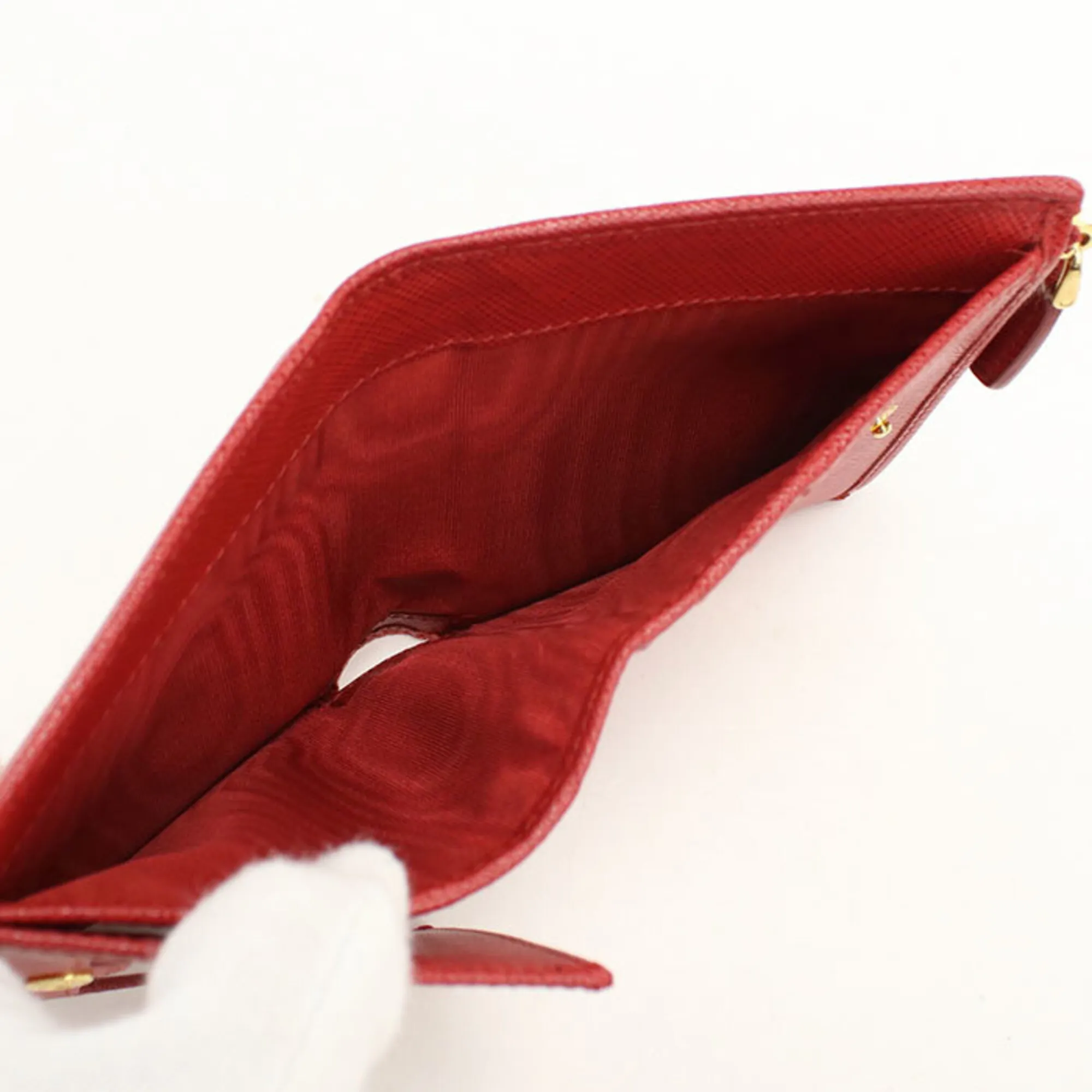 Leather Wallet (Bi-Fold) (Pre-Owned) - Prada - Modalova