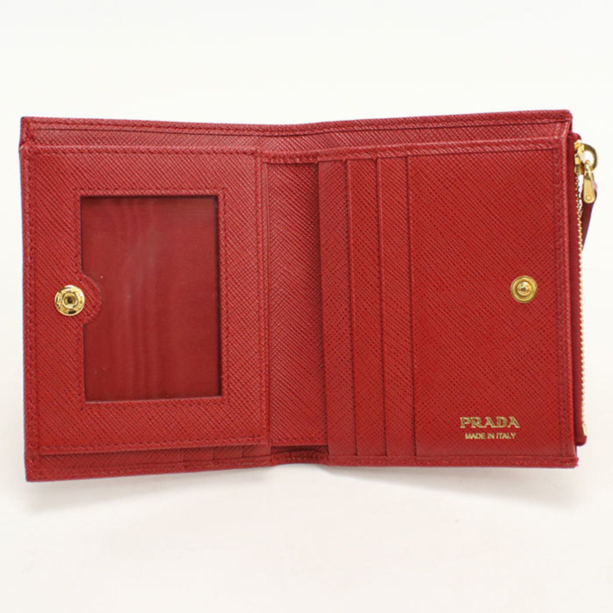 Leather Wallet (Bi-Fold) (Pre-Owned) - Prada - Modalova