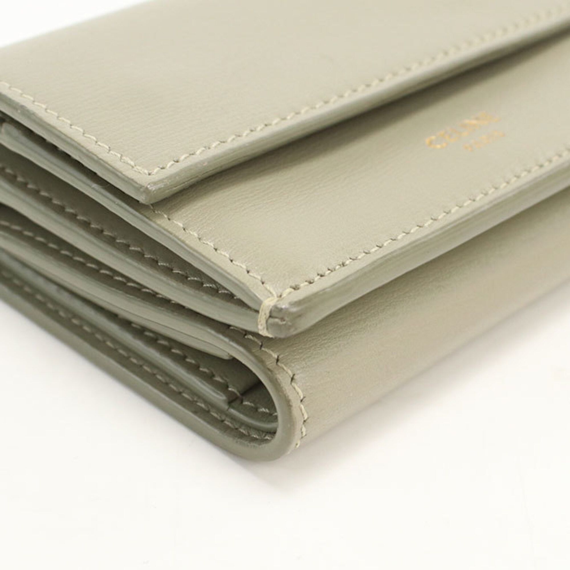 Leather Wallet (Tri-Fold) (Pre-Owned) - Celine - Modalova