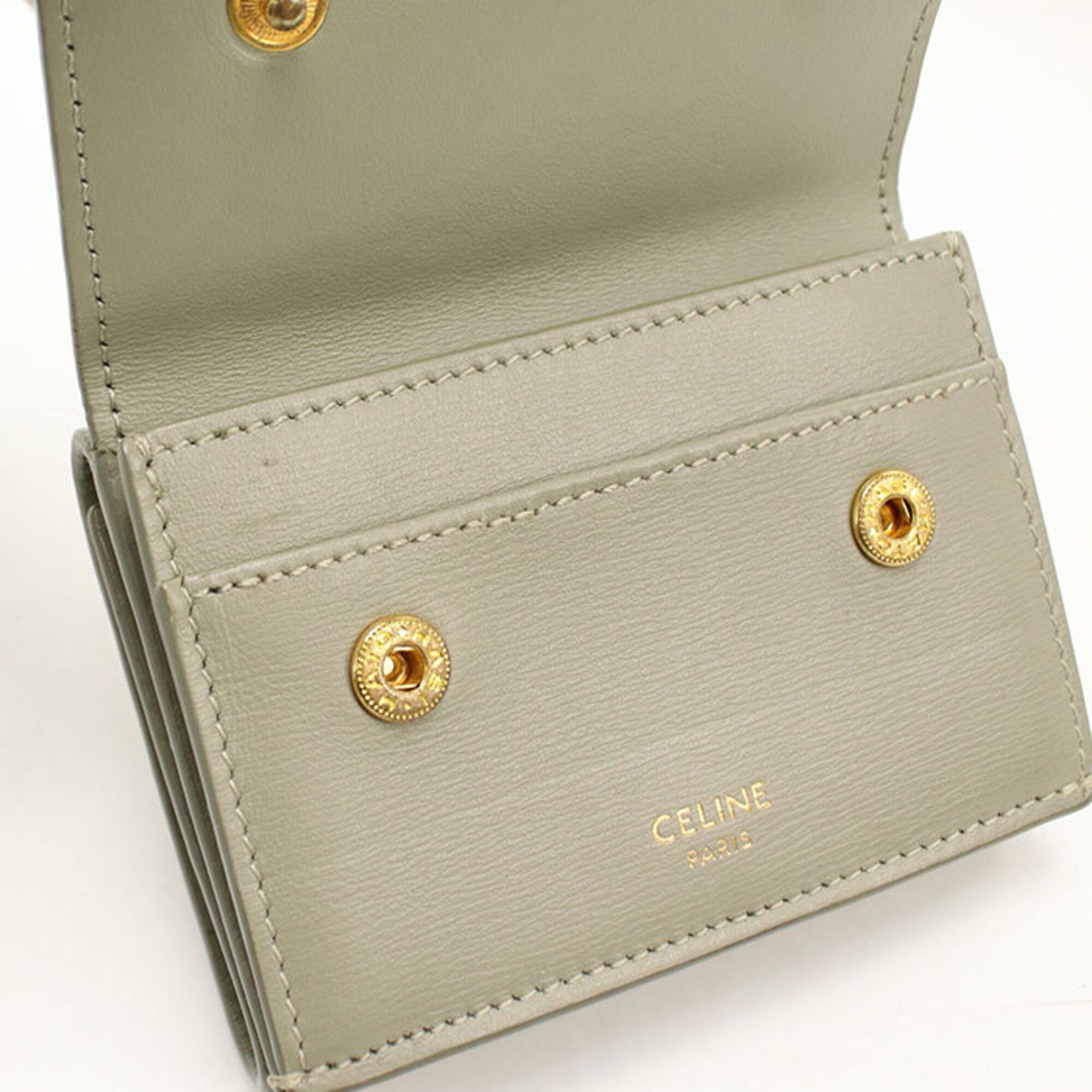Leather Wallet (Tri-Fold) (Pre-Owned) - Celine - Modalova