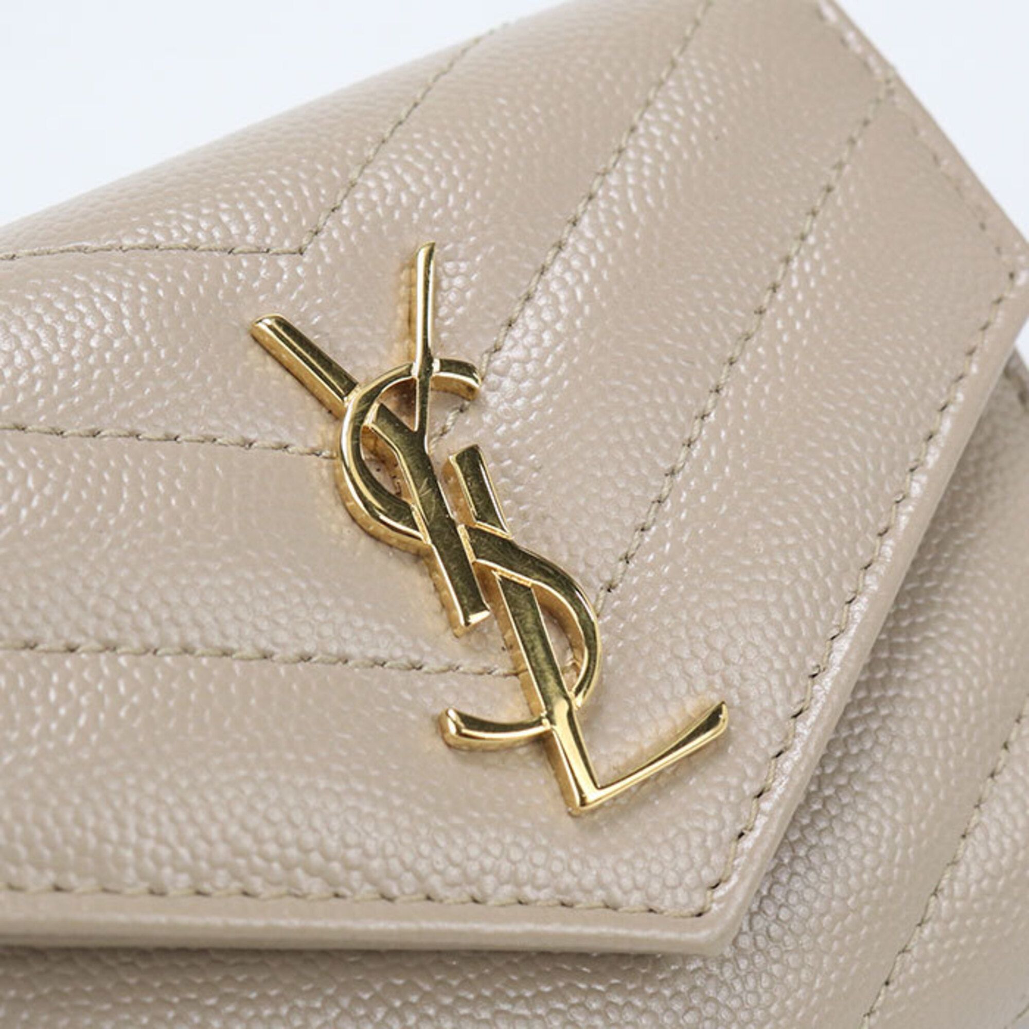 Leather Wallet (Tri-Fold) (Pre-Owned) - Saint Laurent - Modalova