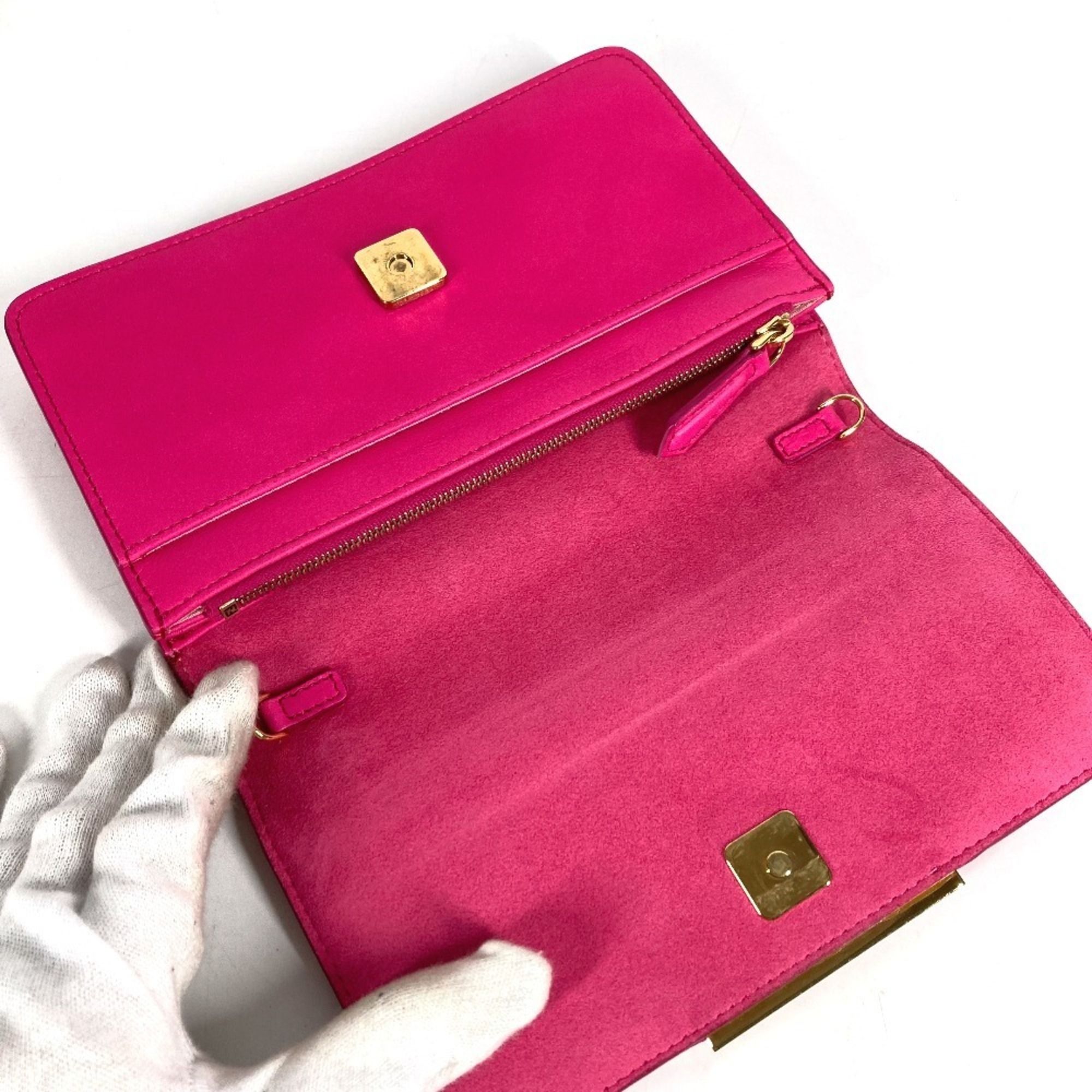 Leather Chain/Shoulder Wallet (Pre-Owned) - Fendi - Modalova
