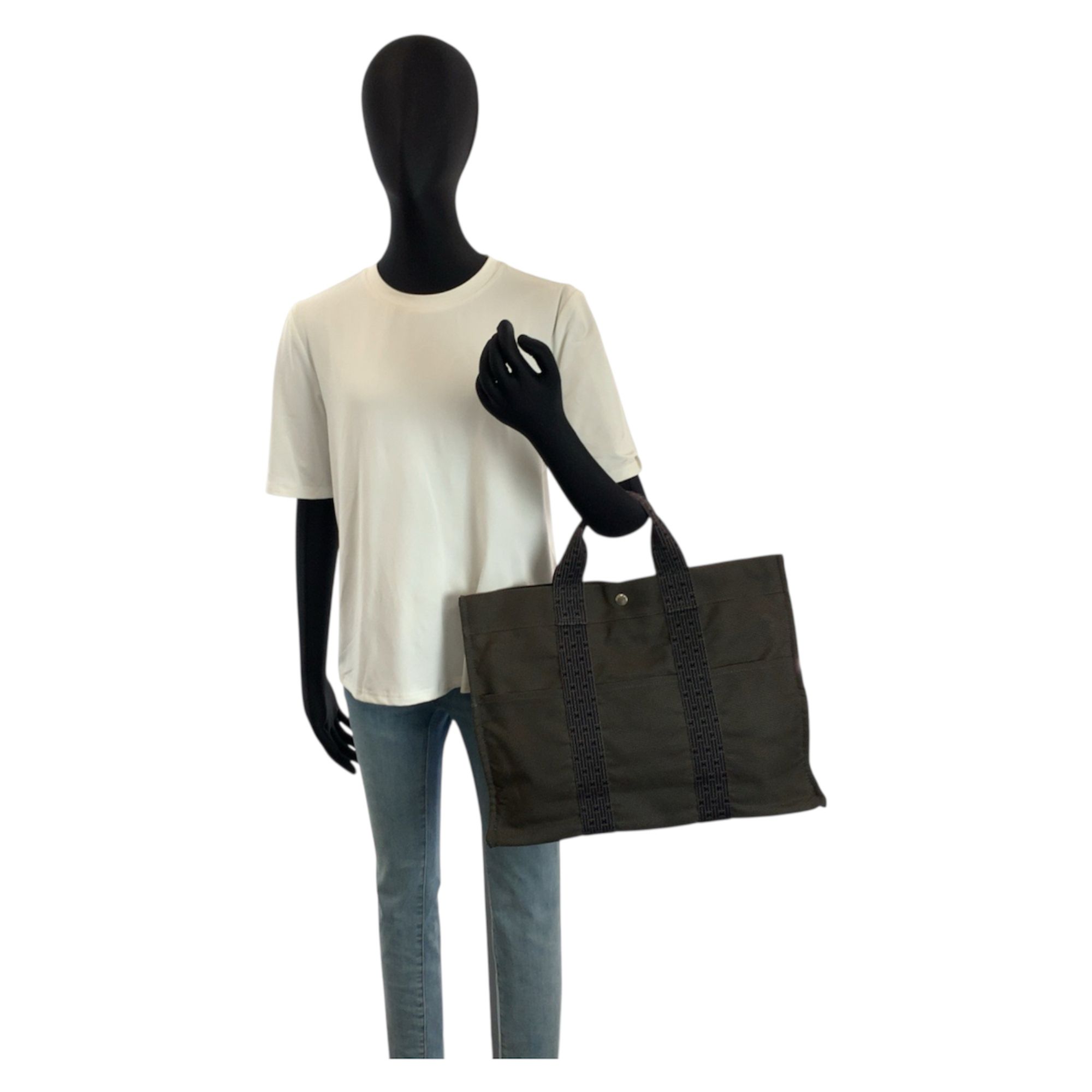 Polyamide Polyester Handbag Tote Bag (Pre-Owned) - Hermes - Modalova