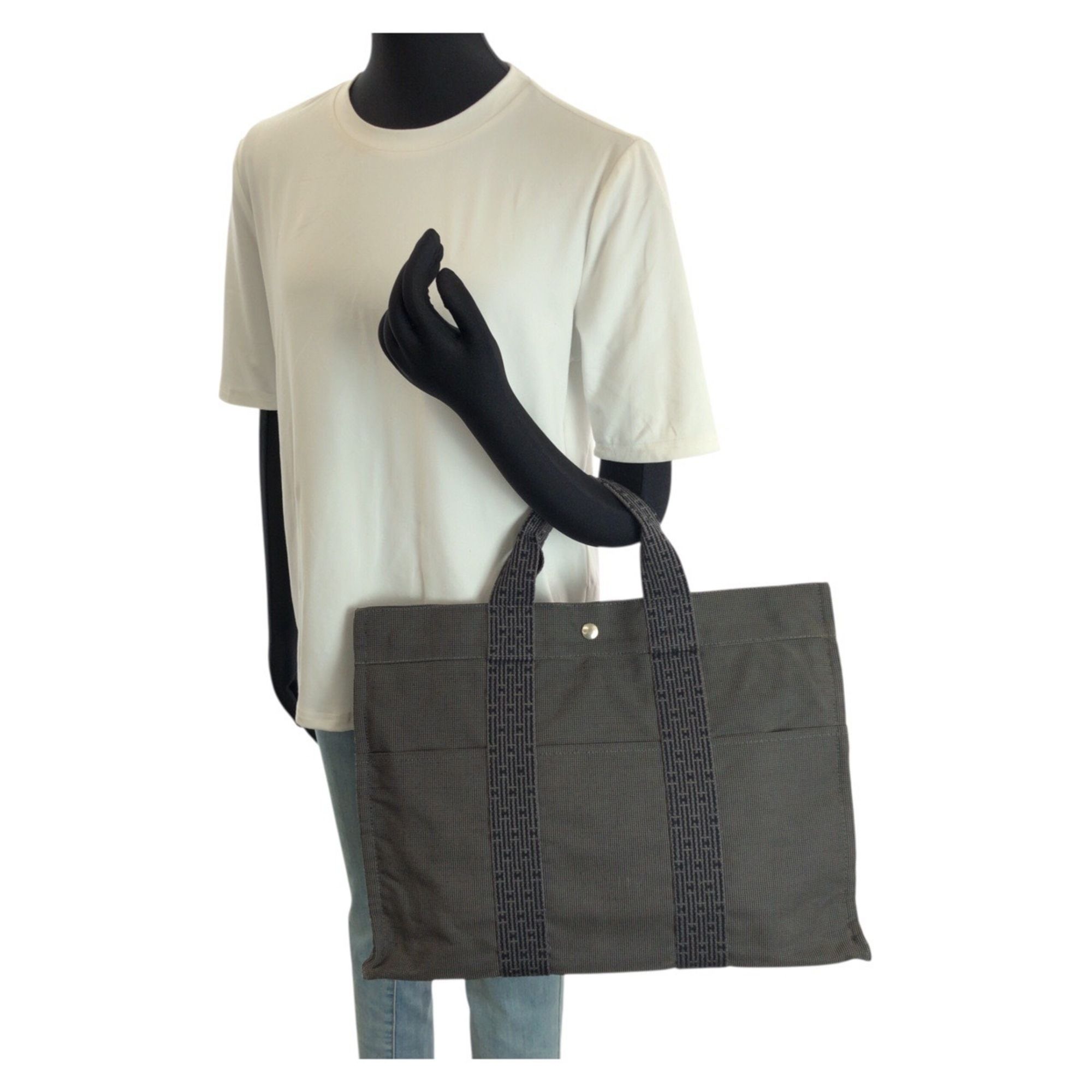 Polyamide Polyester Handbag Tote Bag (Pre-Owned) - Hermes - Modalova