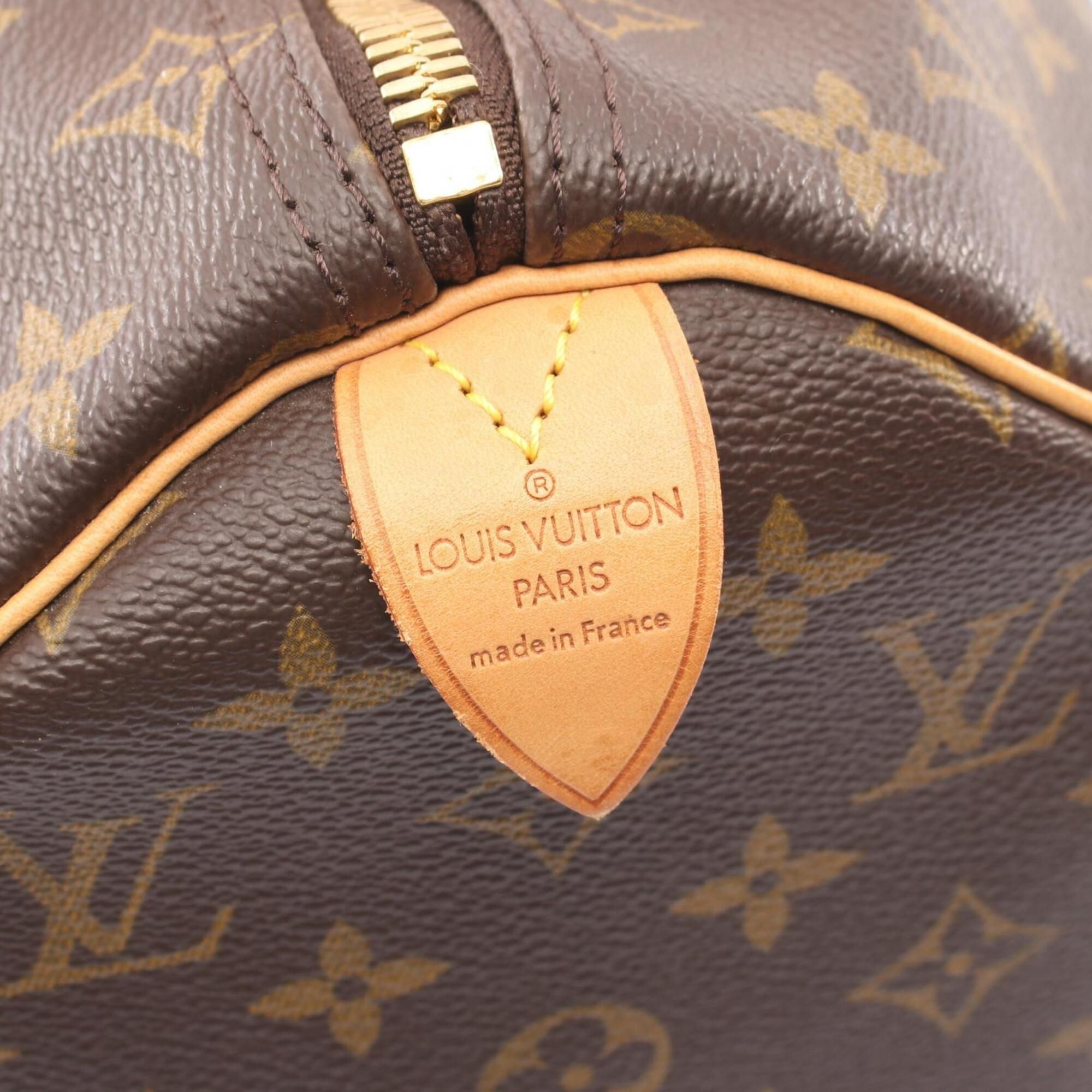 Leather Coated Canvas Boston Bag Handbag (Pre-Owned) - Louis Vuitton - Modalova