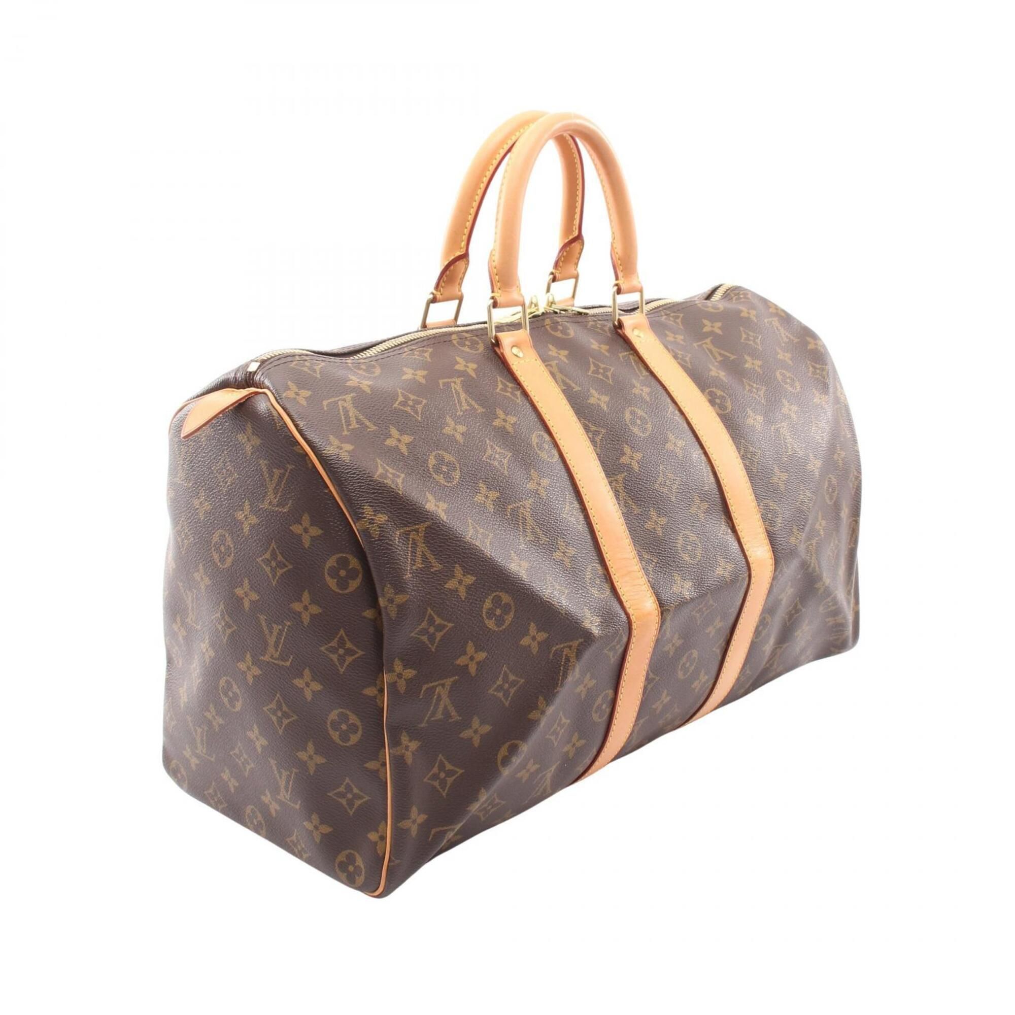 Leather Coated Canvas Boston Bag Handbag (Pre-Owned) - Louis Vuitton - Modalova