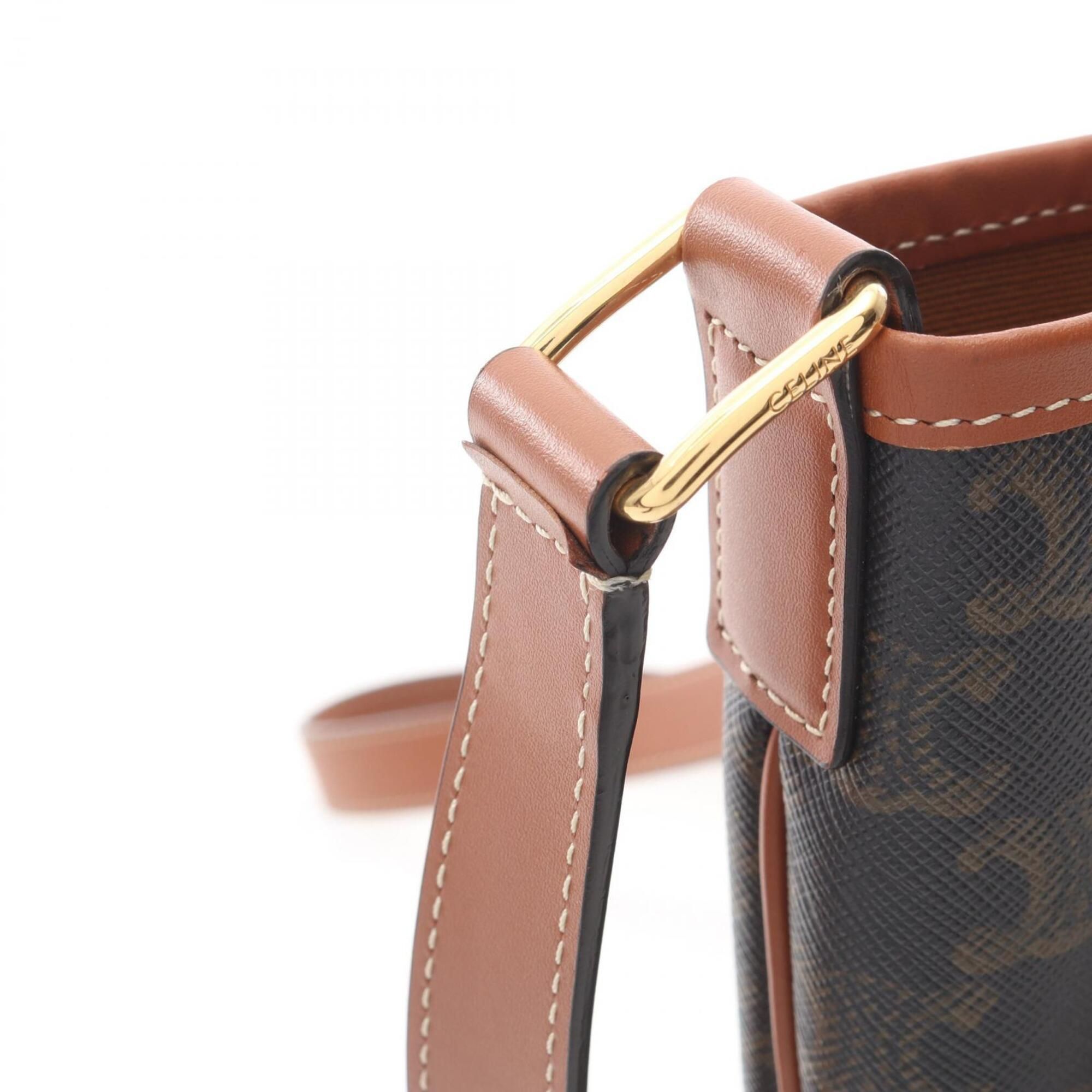 Coated Canvas Leather Handbag Shoulder Bag (Pre-Owned) - Celine - Modalova