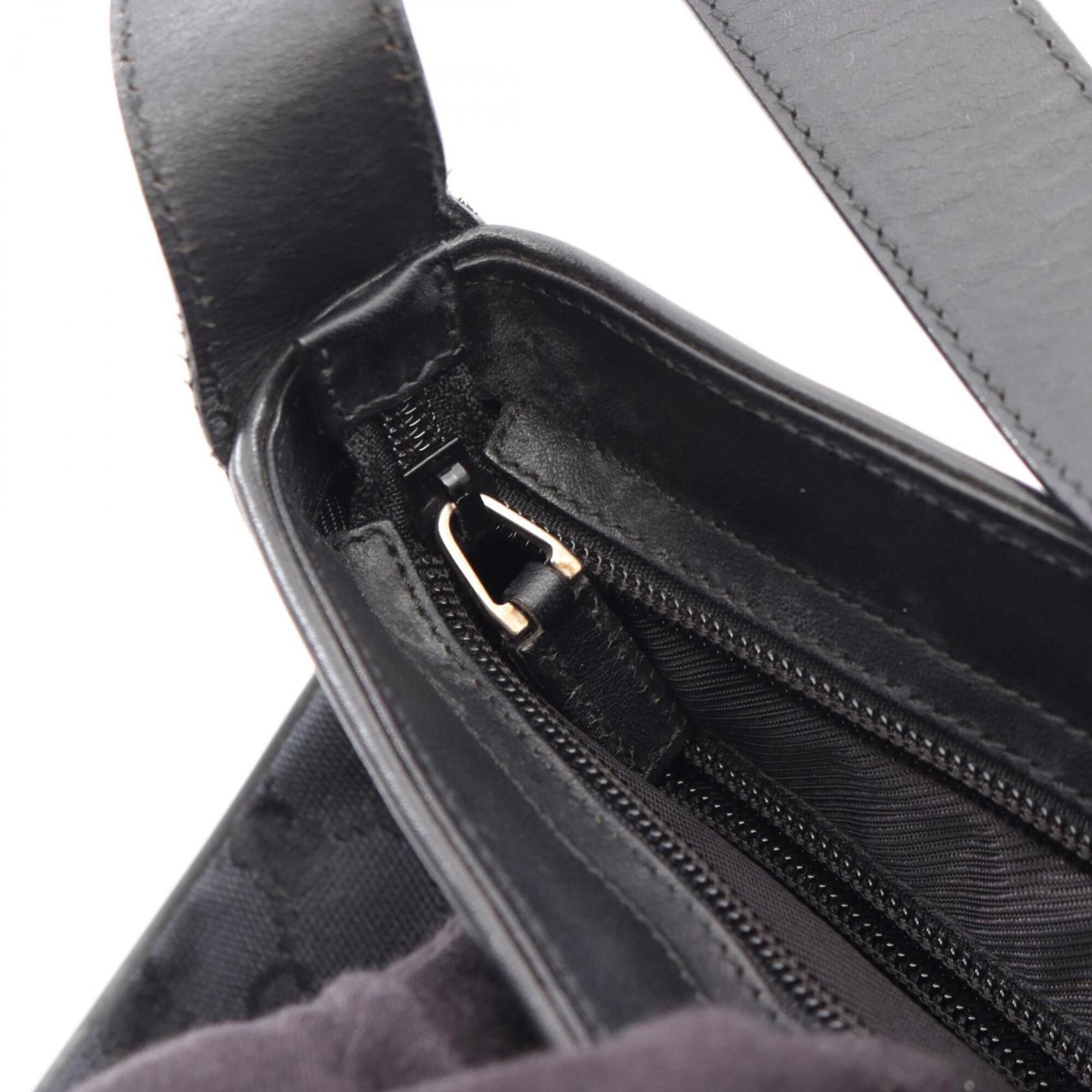 Canvas Leather Handbag Shoulder Bag (Pre-Owned) - Gucci - Modalova