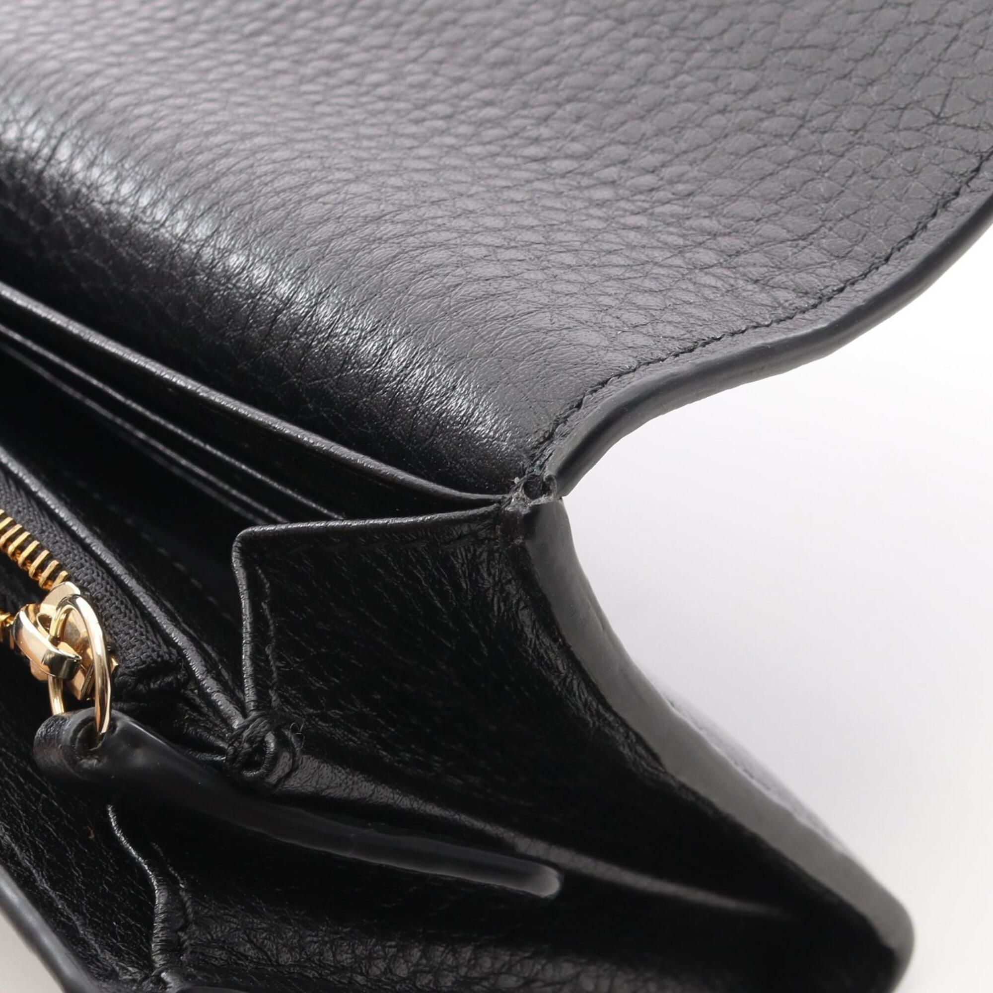 Leather Long Wallet (Bi-Fold) (Pre-Owned) - Gucci - Modalova