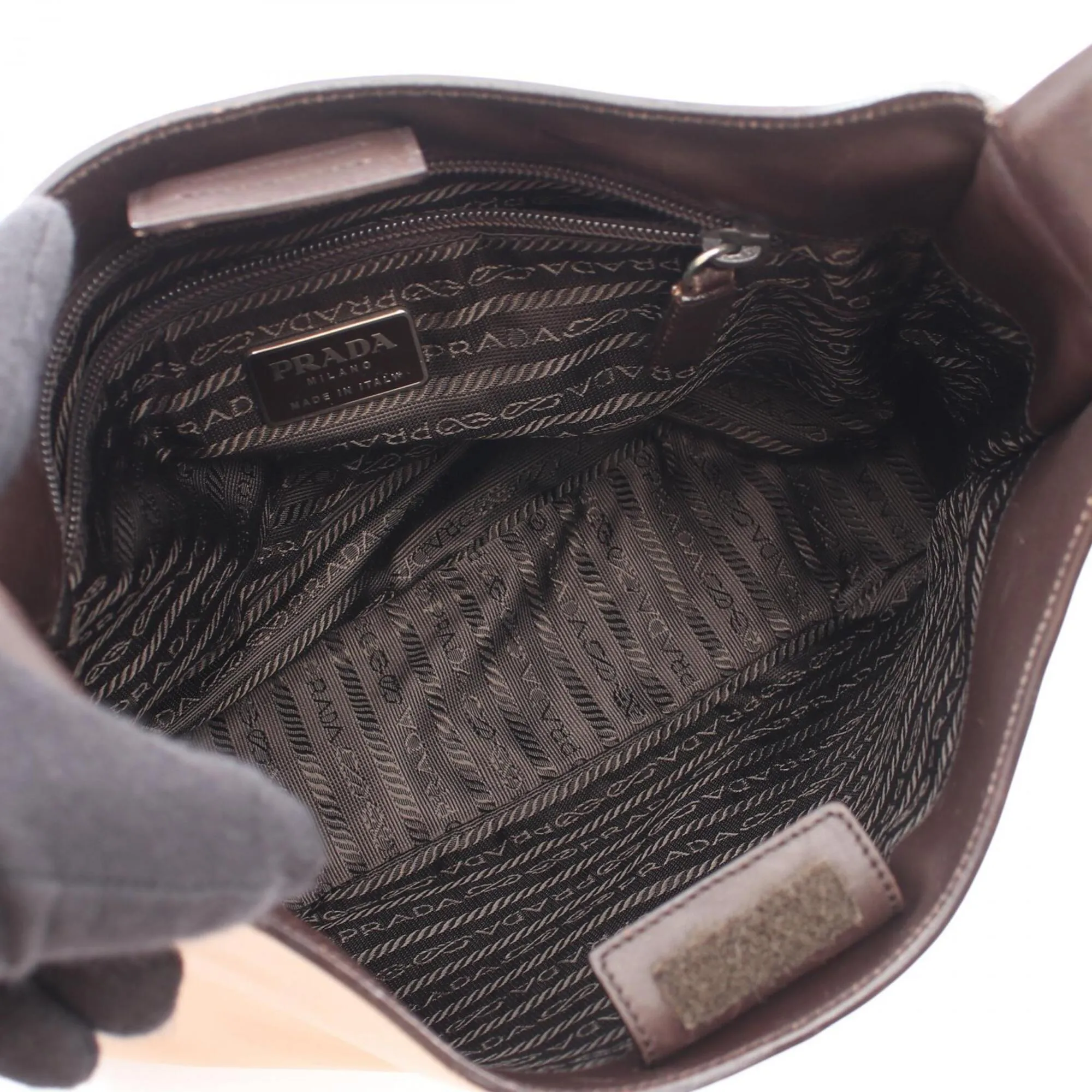 Leather Handbag Shoulder Bag (Pre-Owned) - Prada - Modalova