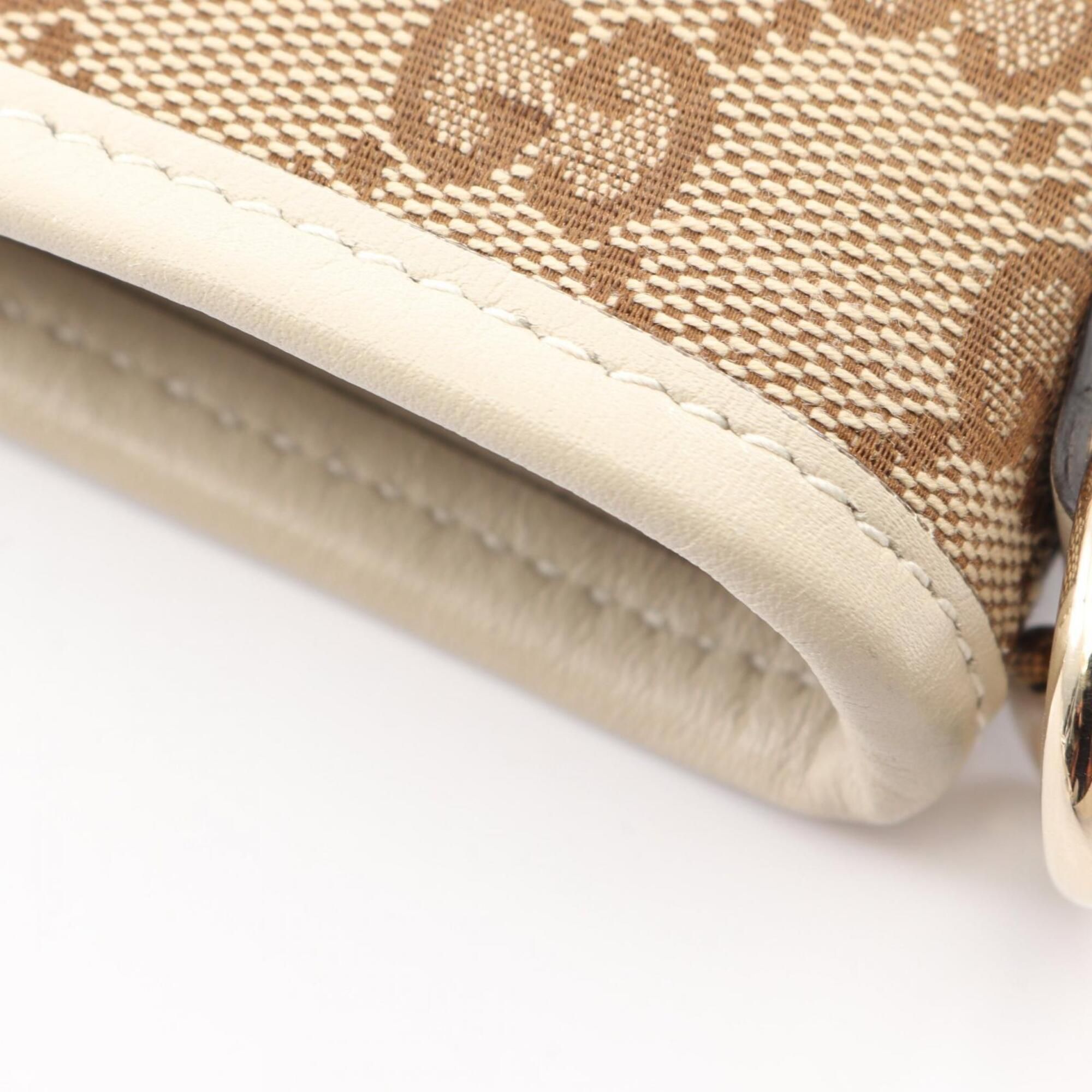 Canvas Leather Handbag Shoulder Bag (Pre-Owned) - Gucci - Modalova