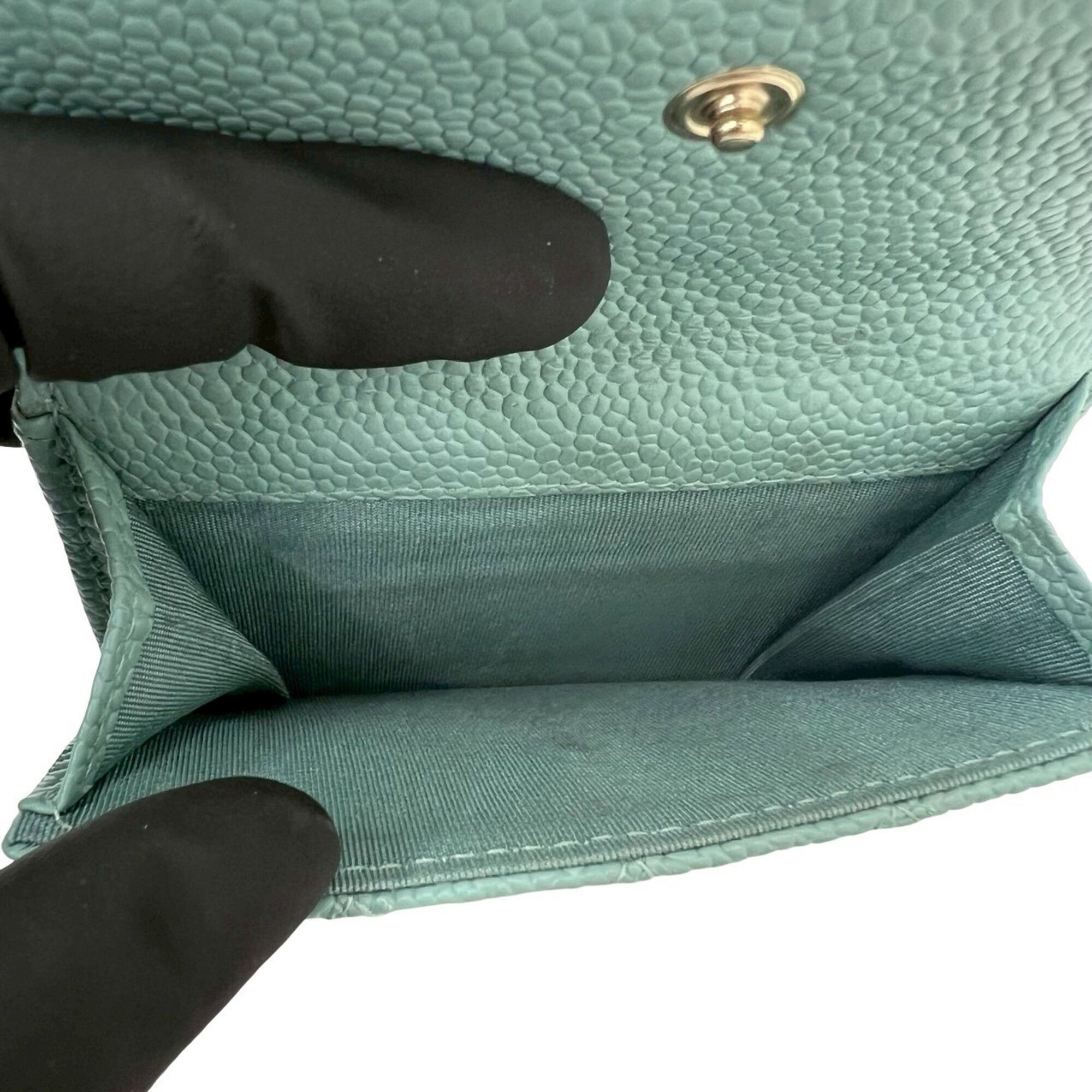 Grained Calfskin Wallet (Tri-Fold) (Pre-Owned) - Chanel - Modalova