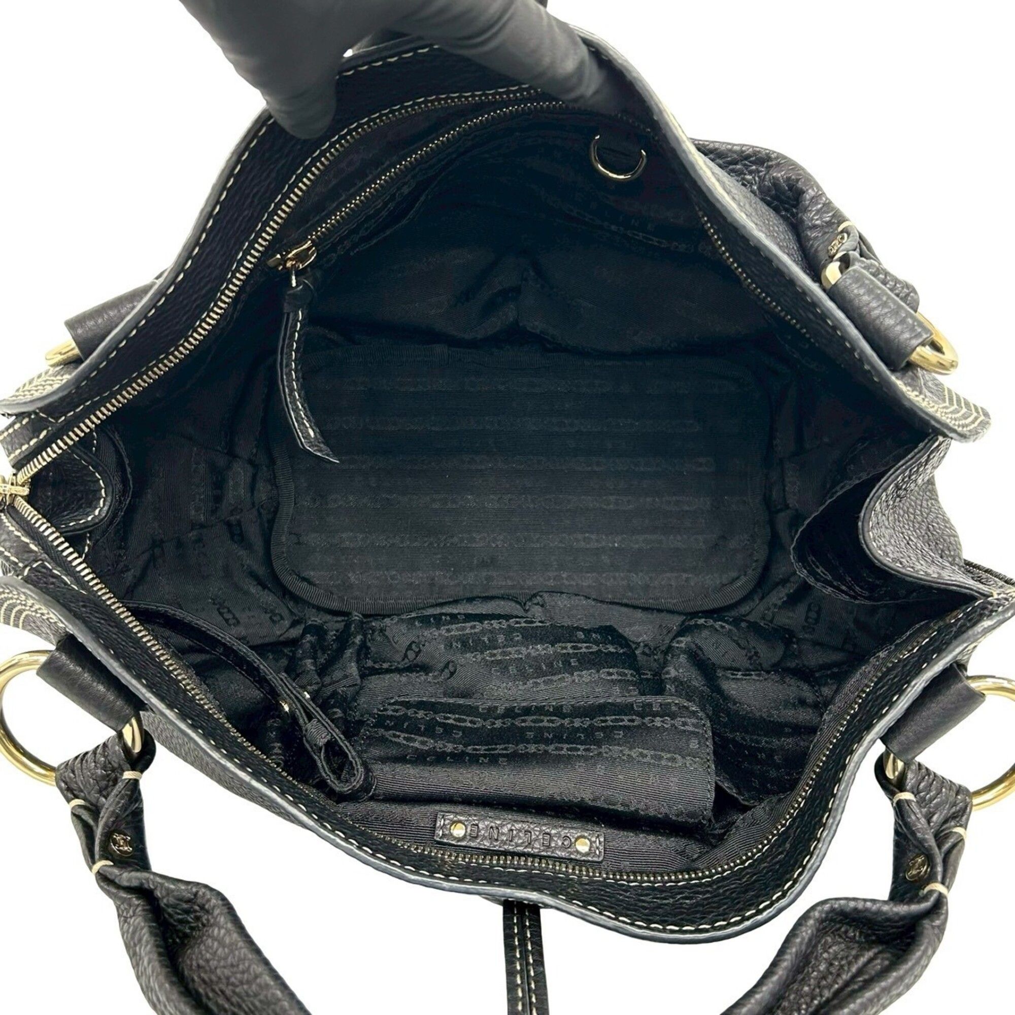 Leather Boston Bag Handbag (Pre-Owned) - Celine - Modalova