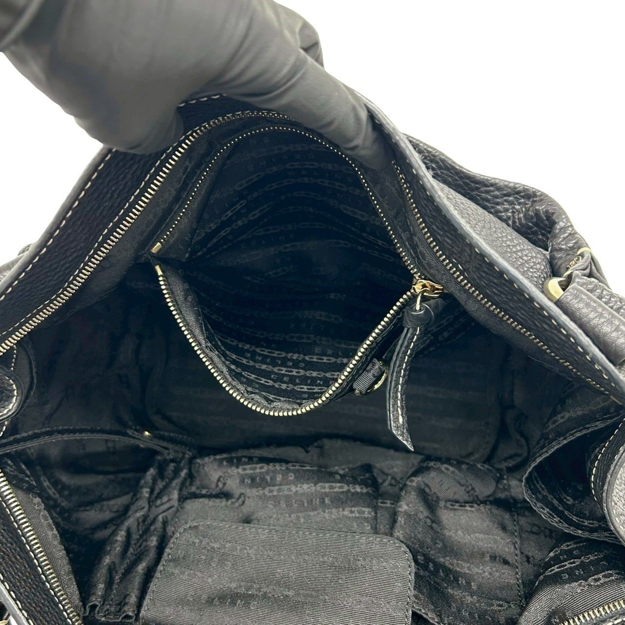 Leather Boston Bag Handbag (Pre-Owned) - Celine - Modalova