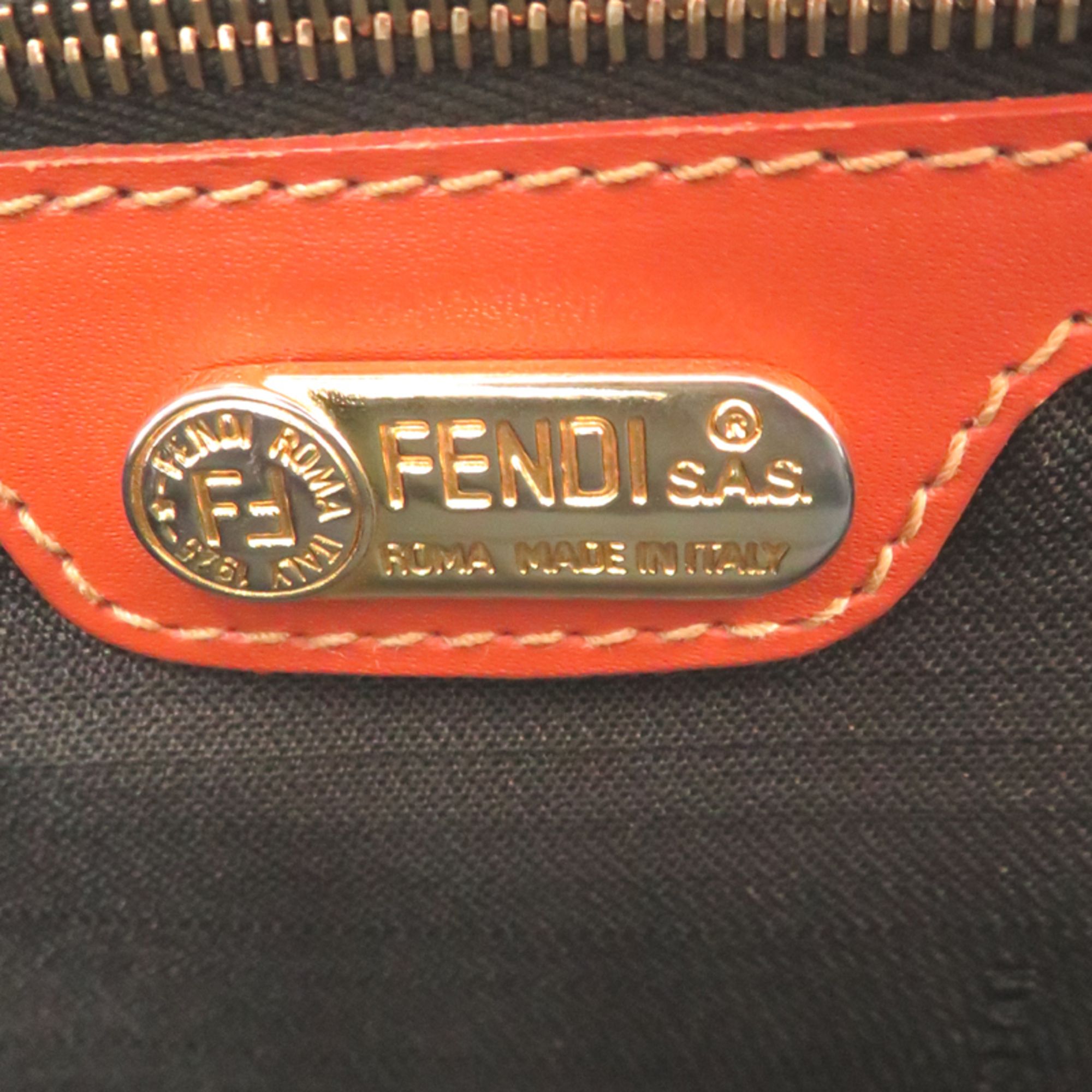 Pvc Leather Boston Bag (Pre-Owned) - Fendi - Modalova
