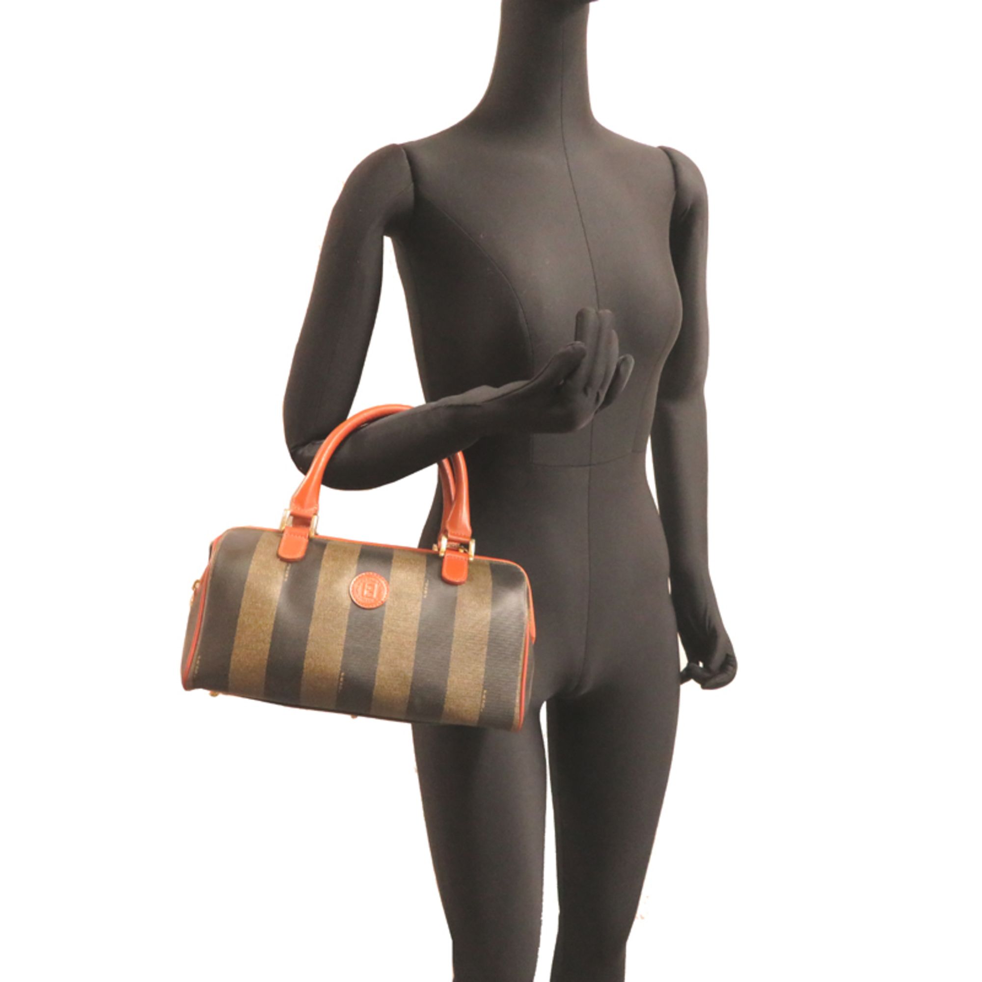 Pvc Leather Boston Bag (Pre-Owned) - Fendi - Modalova