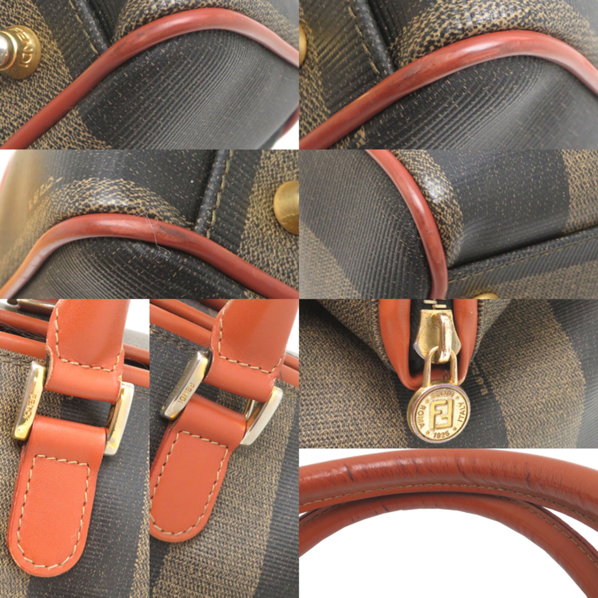 Pvc Leather Boston Bag (Pre-Owned) - Fendi - Modalova