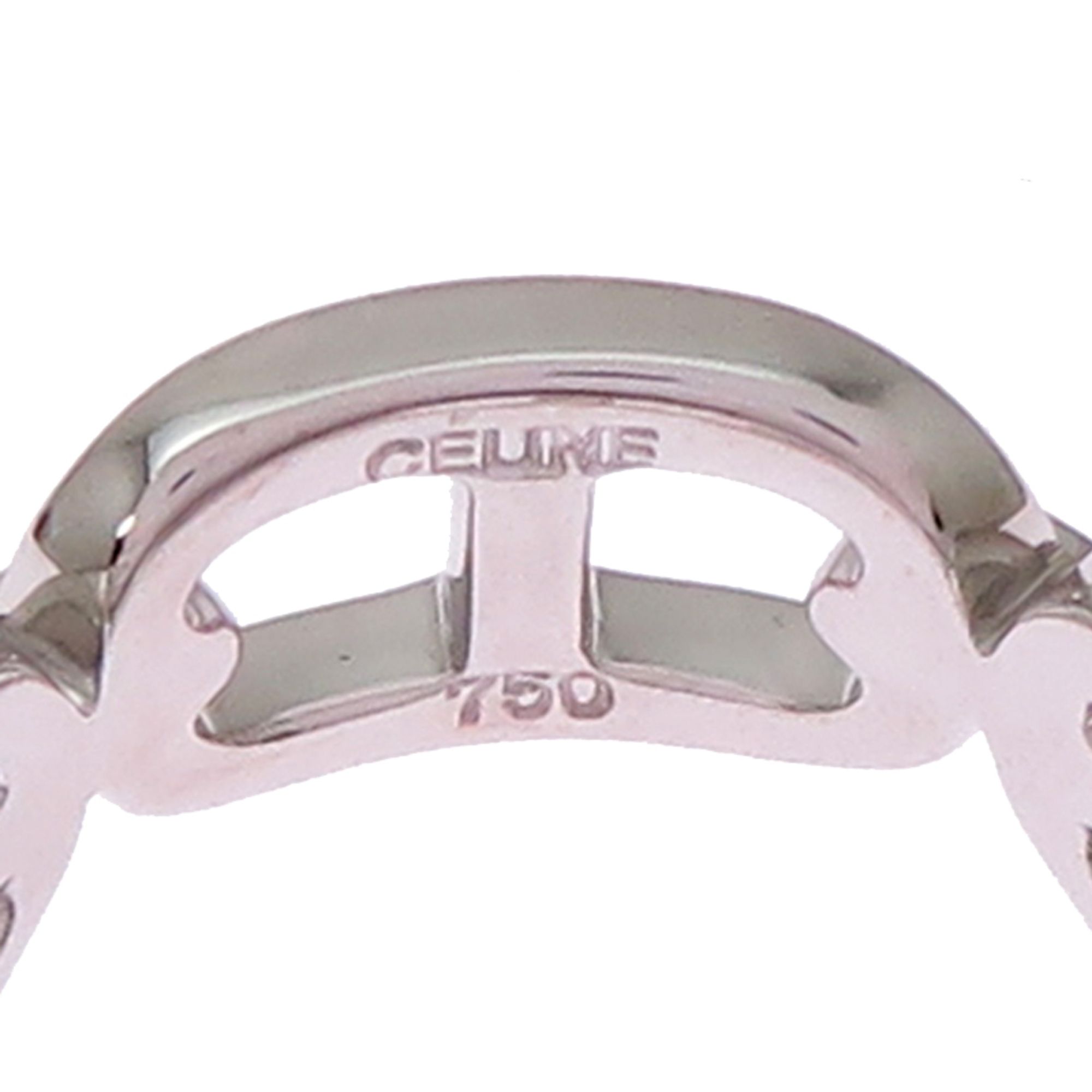 White Gold (18K) Band Ring (Pre-Owned) - Celine - Modalova