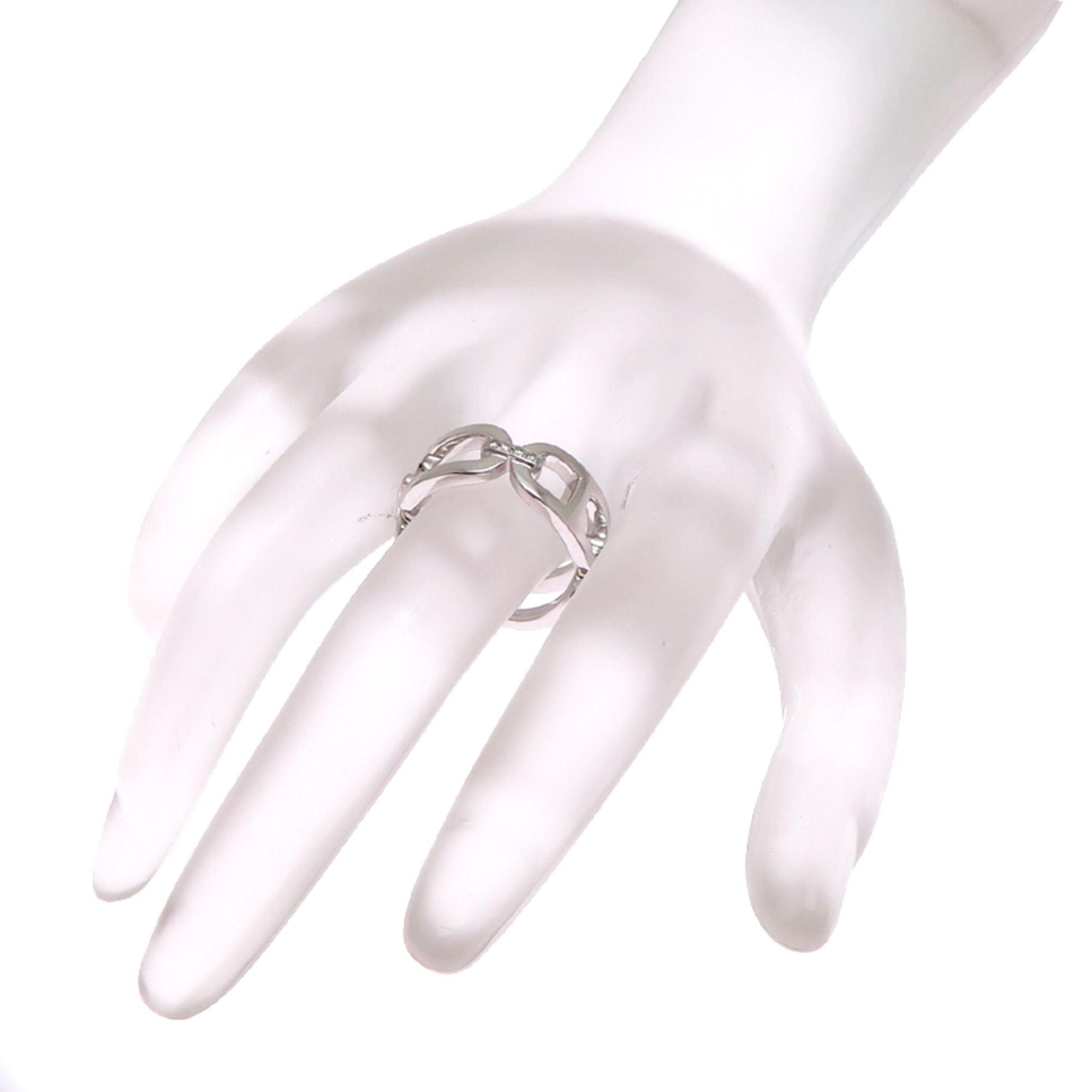White Gold (18K) Band Ring (Pre-Owned) - Celine - Modalova