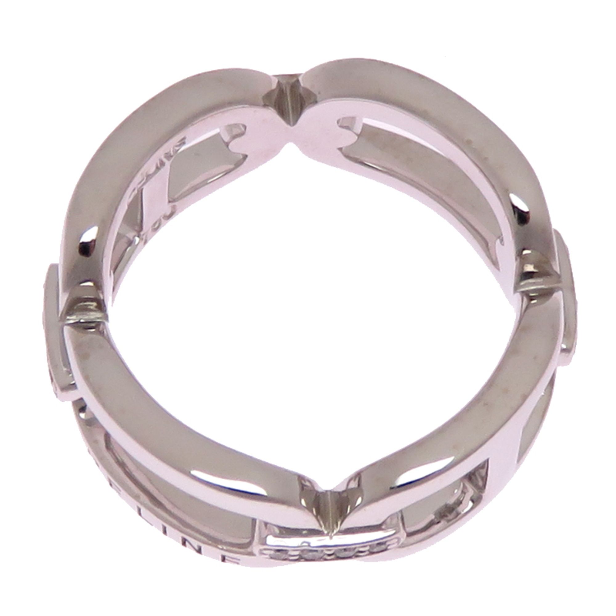 White Gold (18K) Band Ring (Pre-Owned) - Celine - Modalova