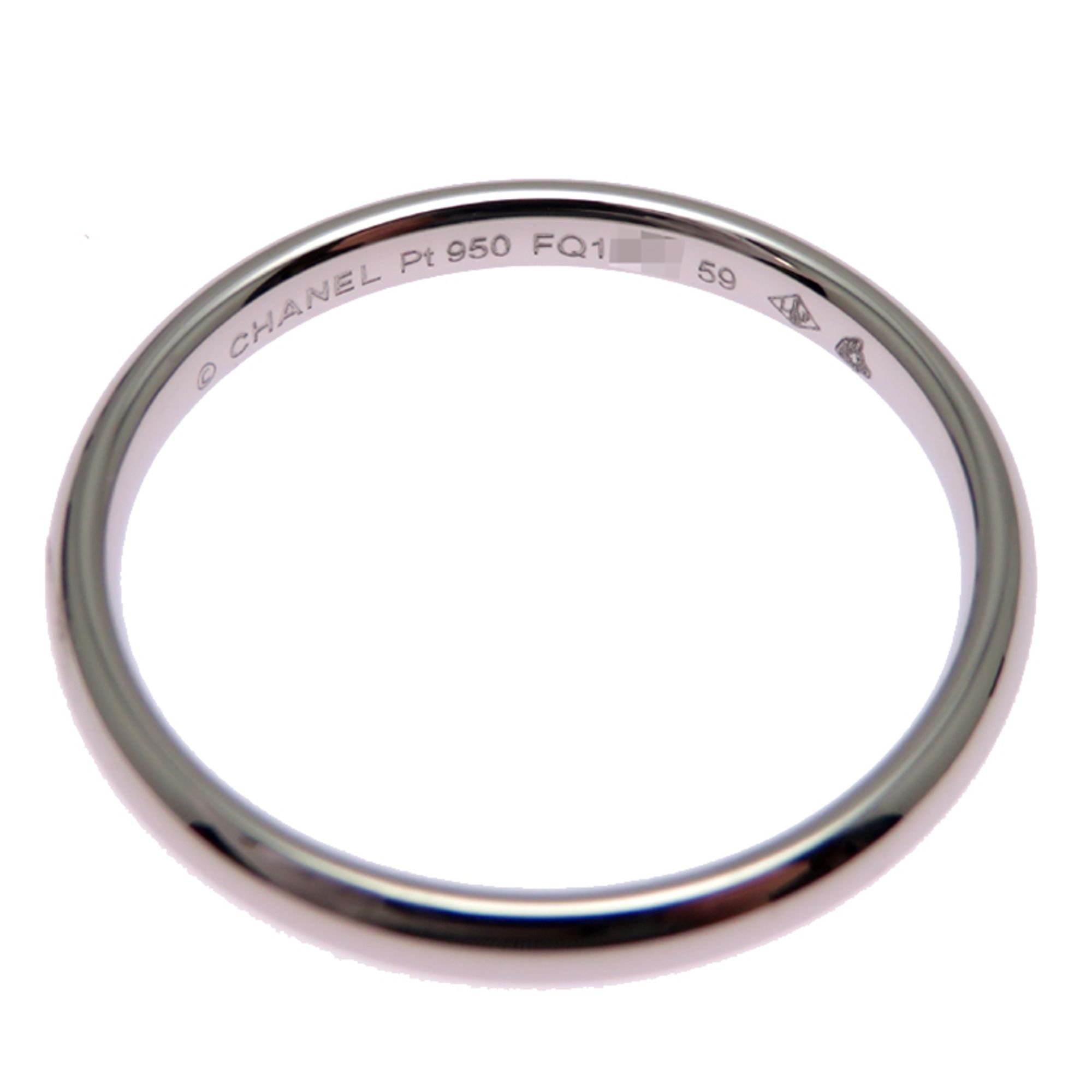 Platinum 950 Band Ring (Pre-Owned) - Chanel - Modalova