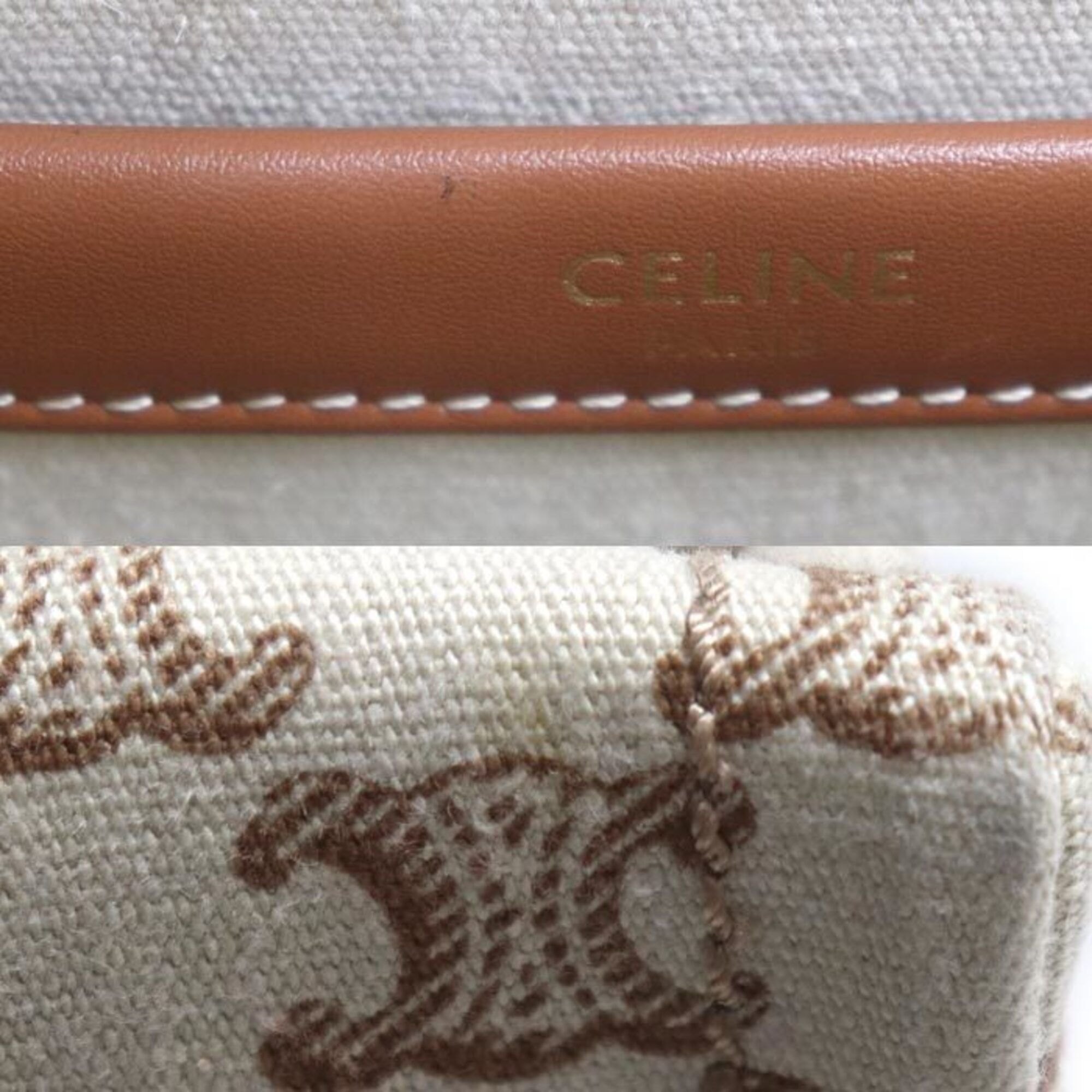 Canvas Leather Shoulder Bag (Pre-Owned) - Celine - Modalova