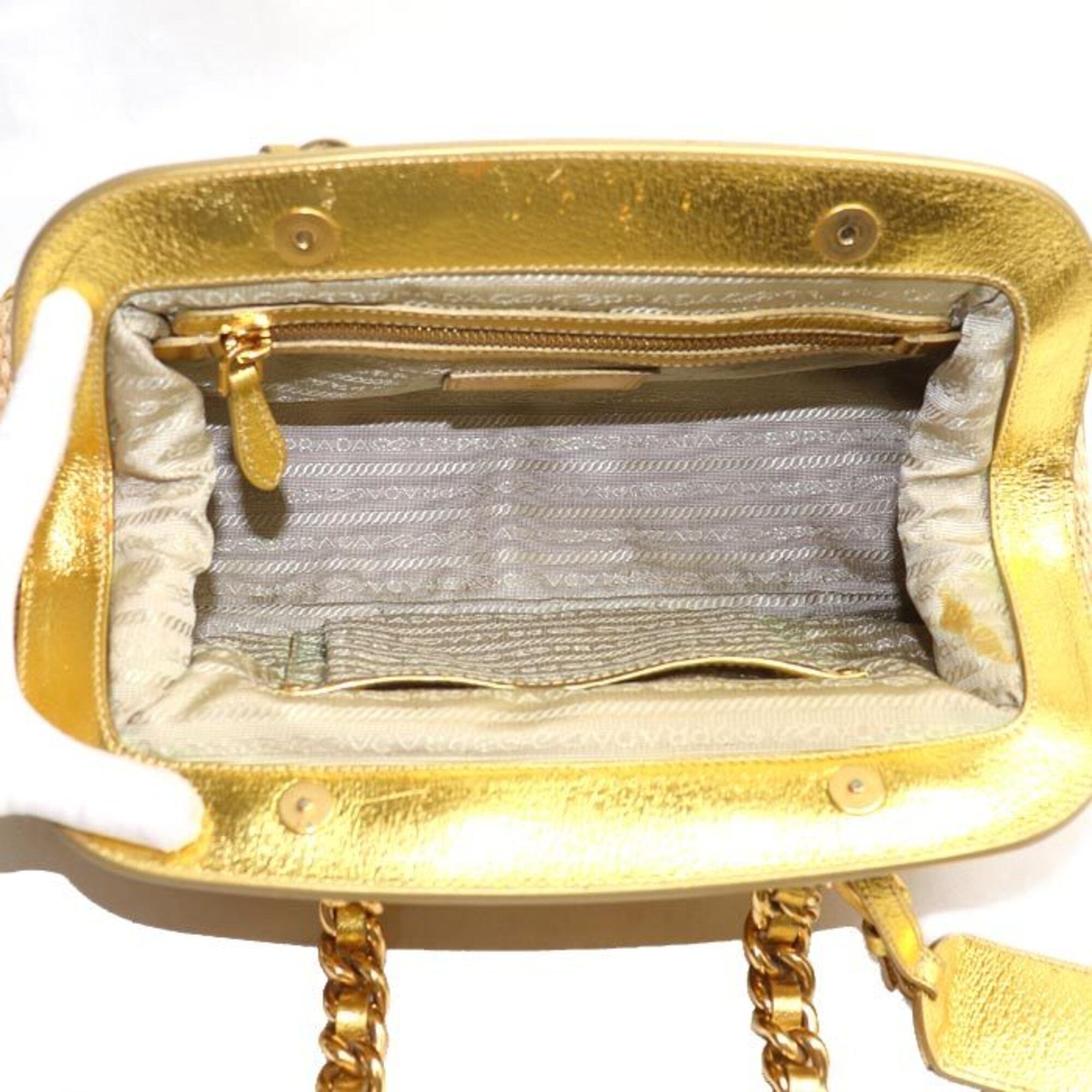 Straw Leather Handbag (Pre-Owned) - Prada - Modalova