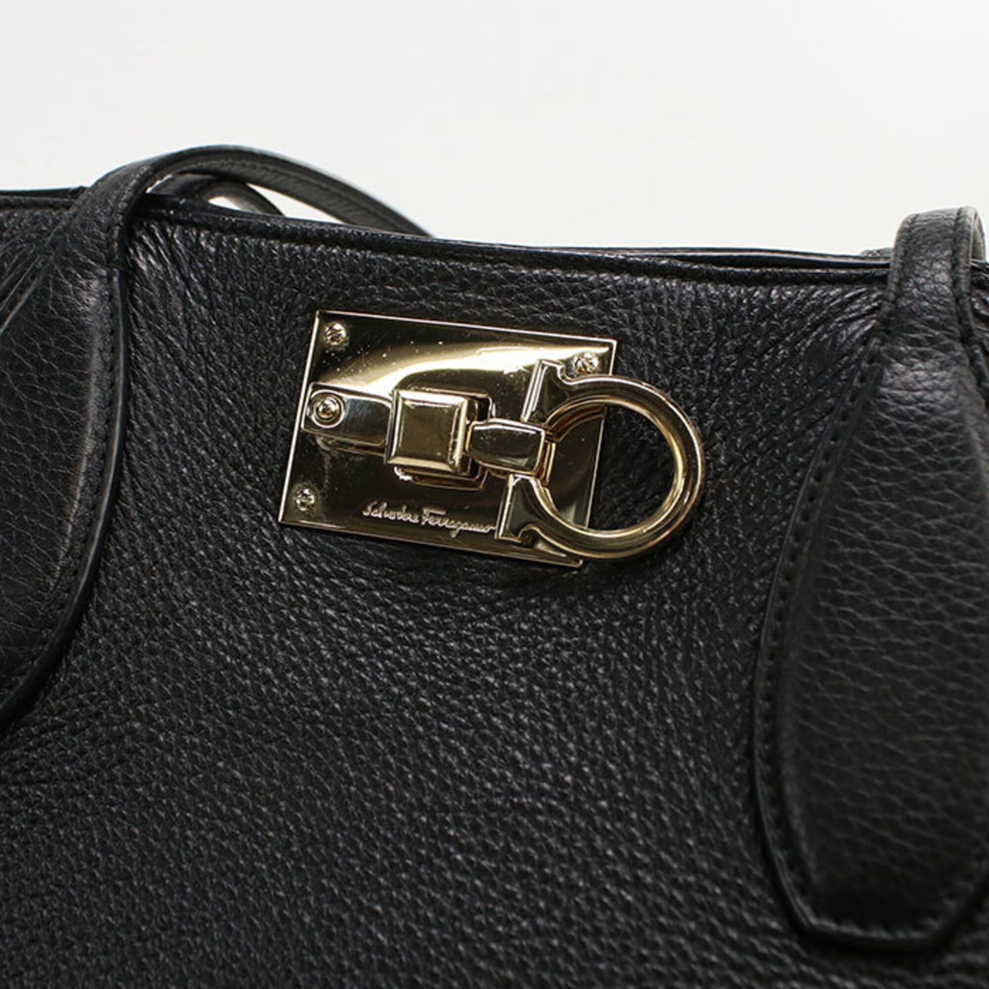 Leather Pouch Tote Bag (Pre-Owned) - Salvatore Ferragamo - Modalova